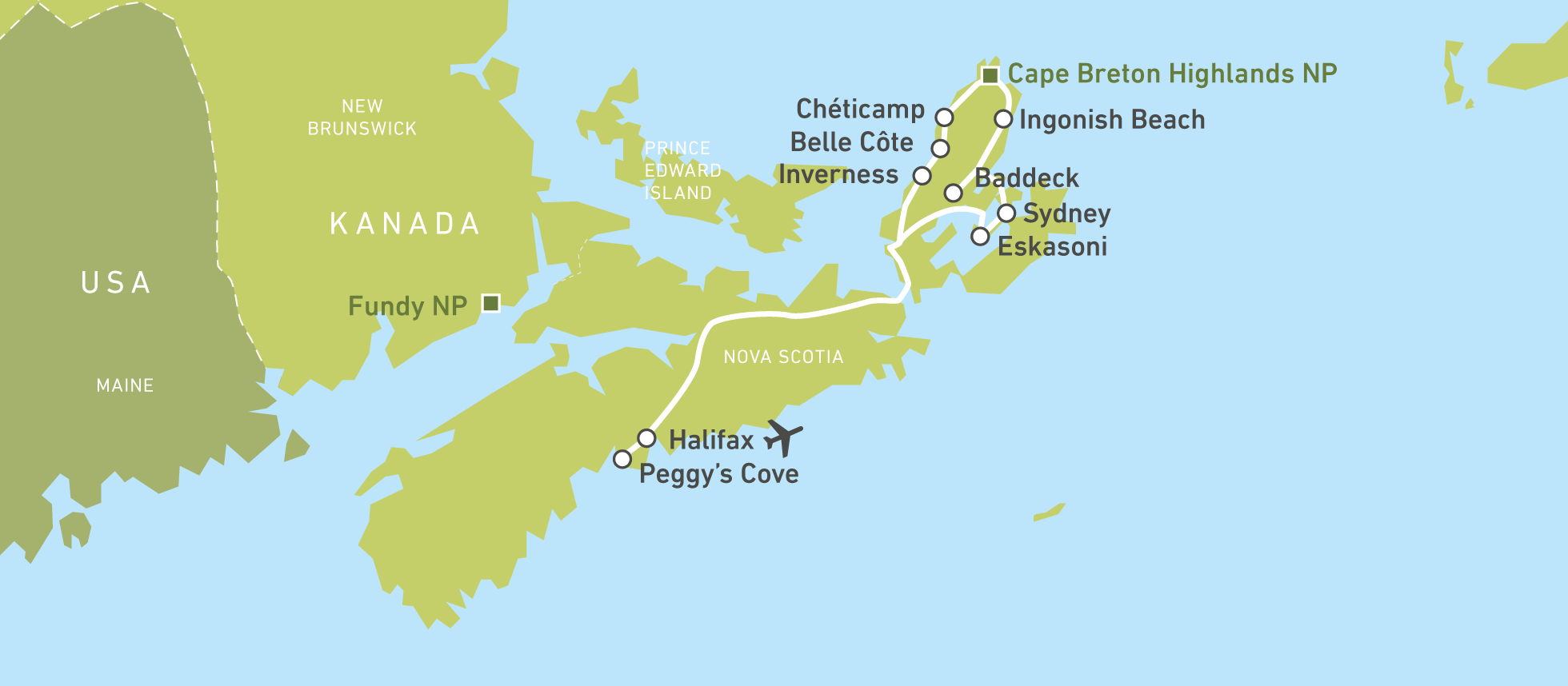 Ronjas Reise in Atlantik-Kanada