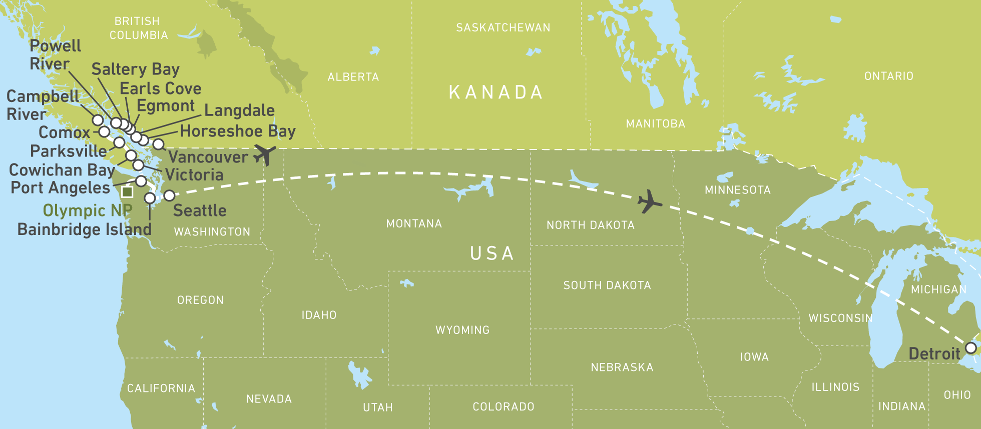 Ronjas Reise durch Westkanada und die USA