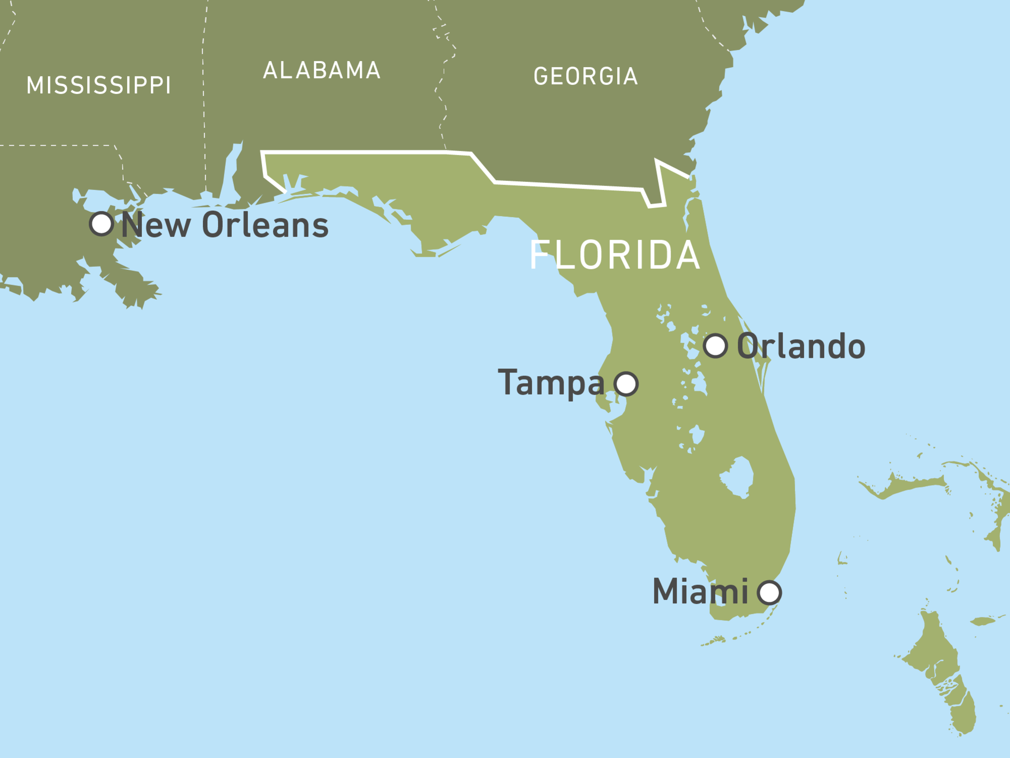 Florida Reisen Individuellen Urlaub in Florida buchen! CANUSA