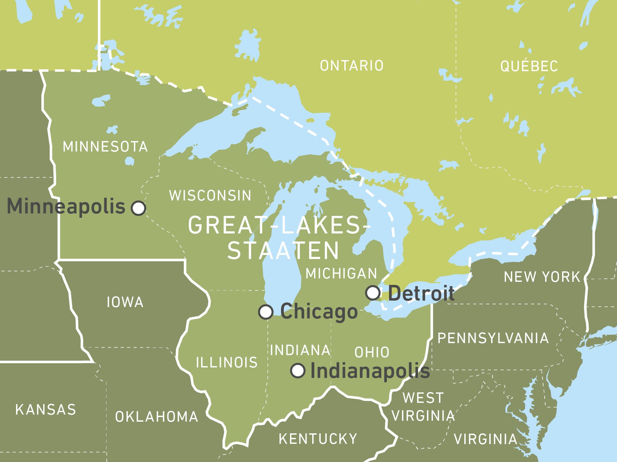 Die Great Lakes Staaten
