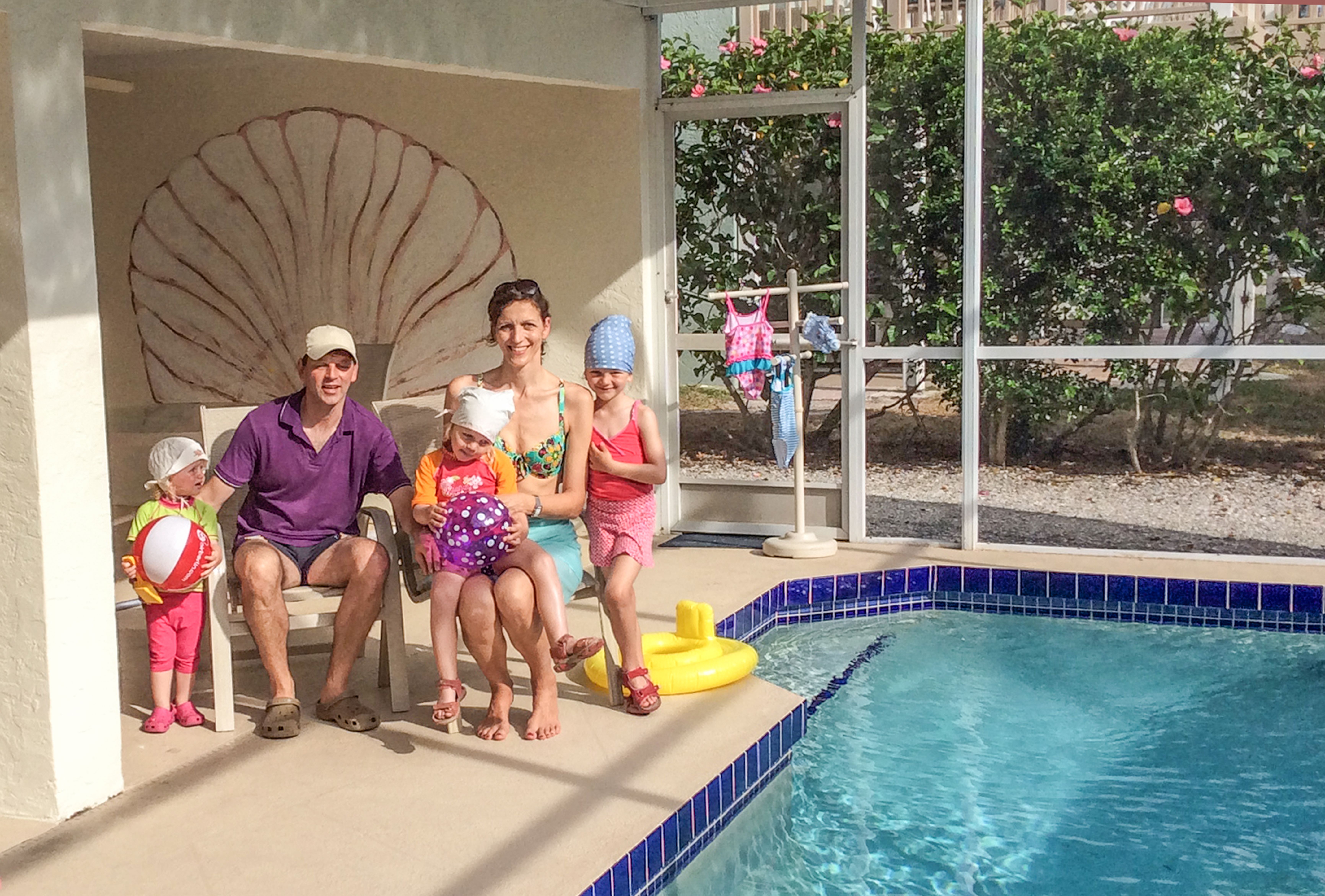 Mitarbeiterin Birthe Witte in einem Ferienhaus auf Anna Maria Island