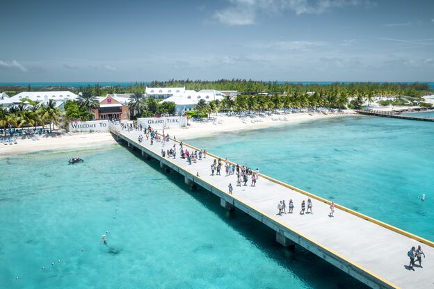Blick auf Grand Turk Blick auf Grand Turk