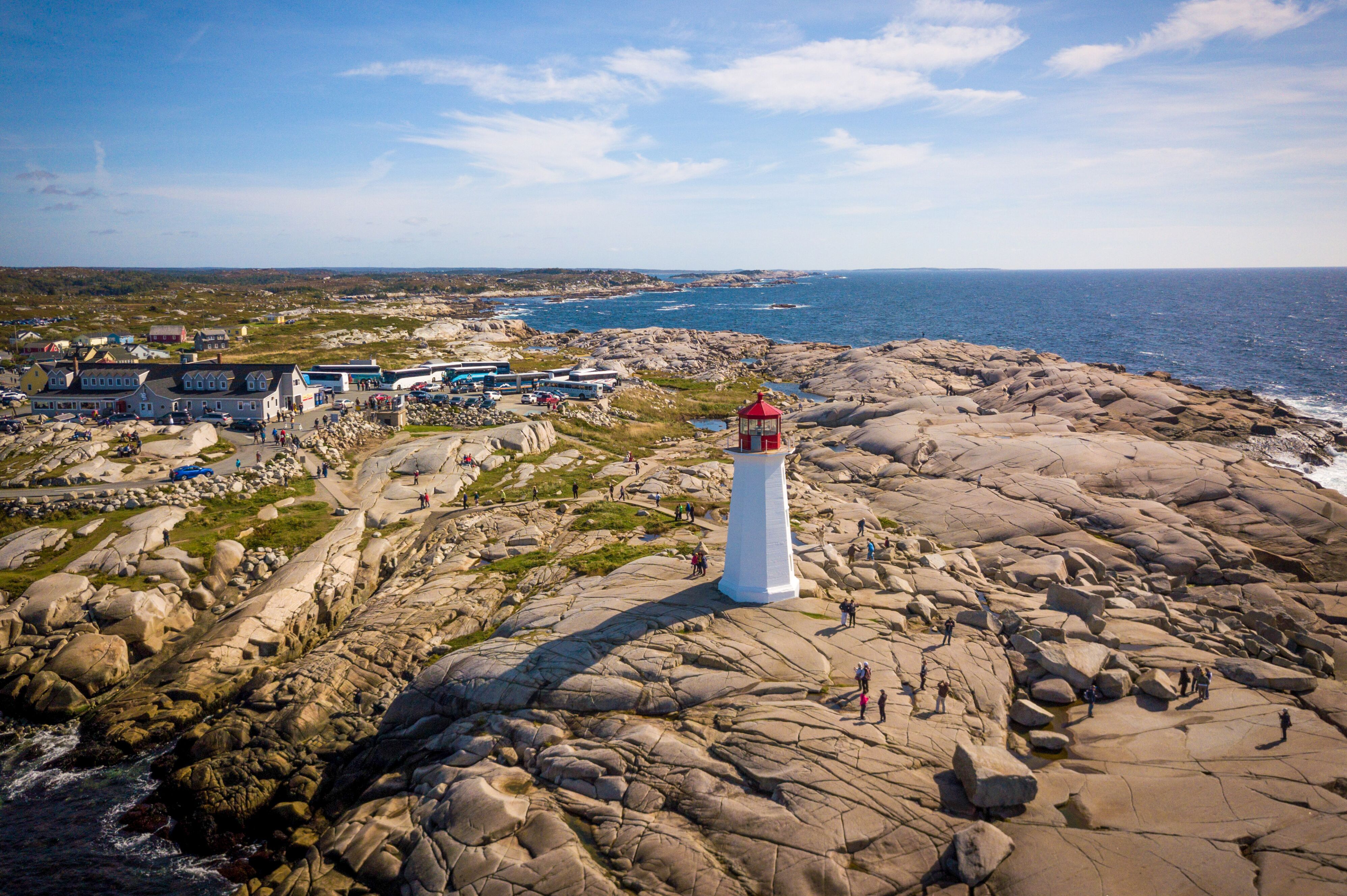Peggy's Cove in strahlendem Sonnenschein
