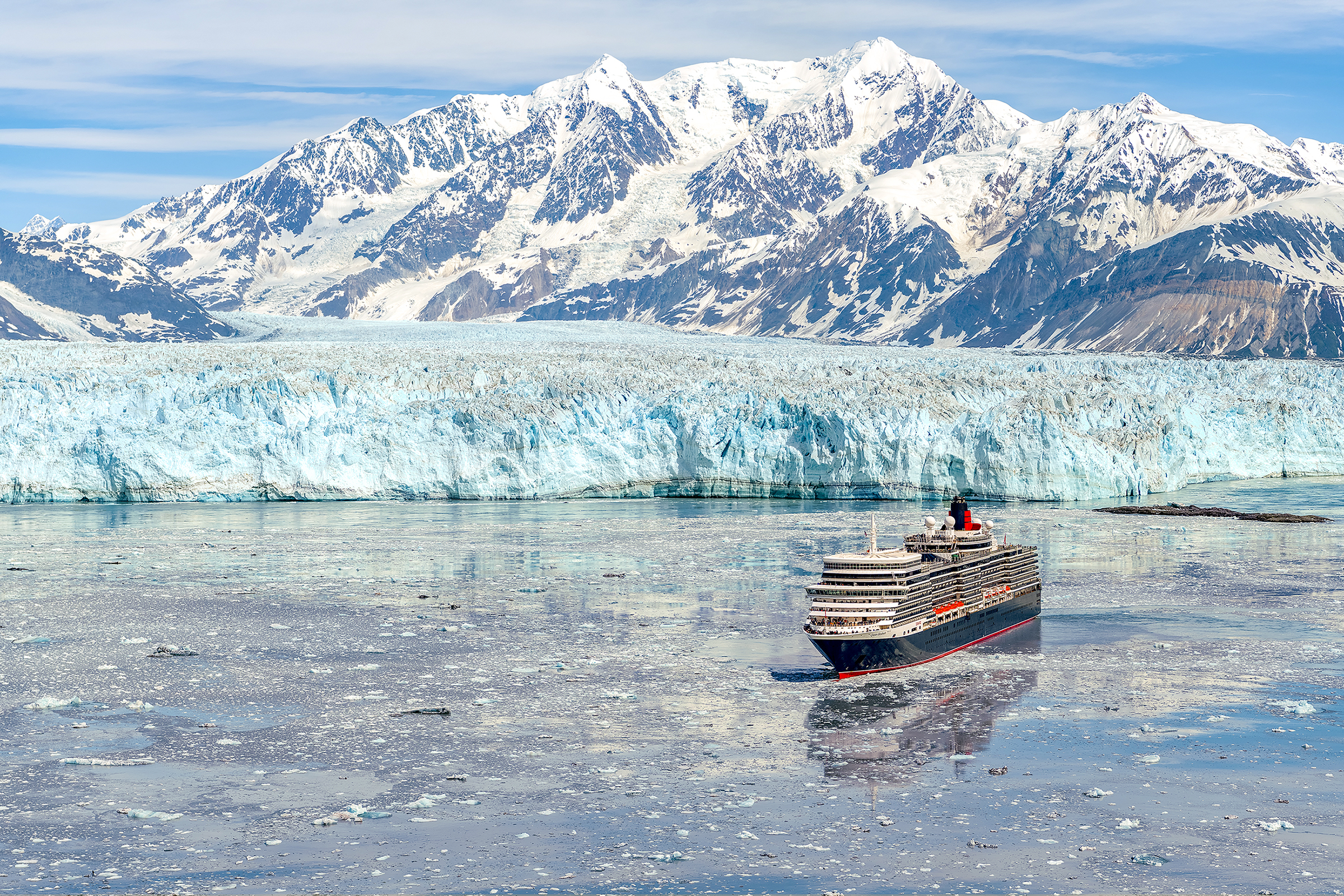 Mit der Queen Elizabeth den Hubbard Glacier in Alaska aus der Nähe bestaunen