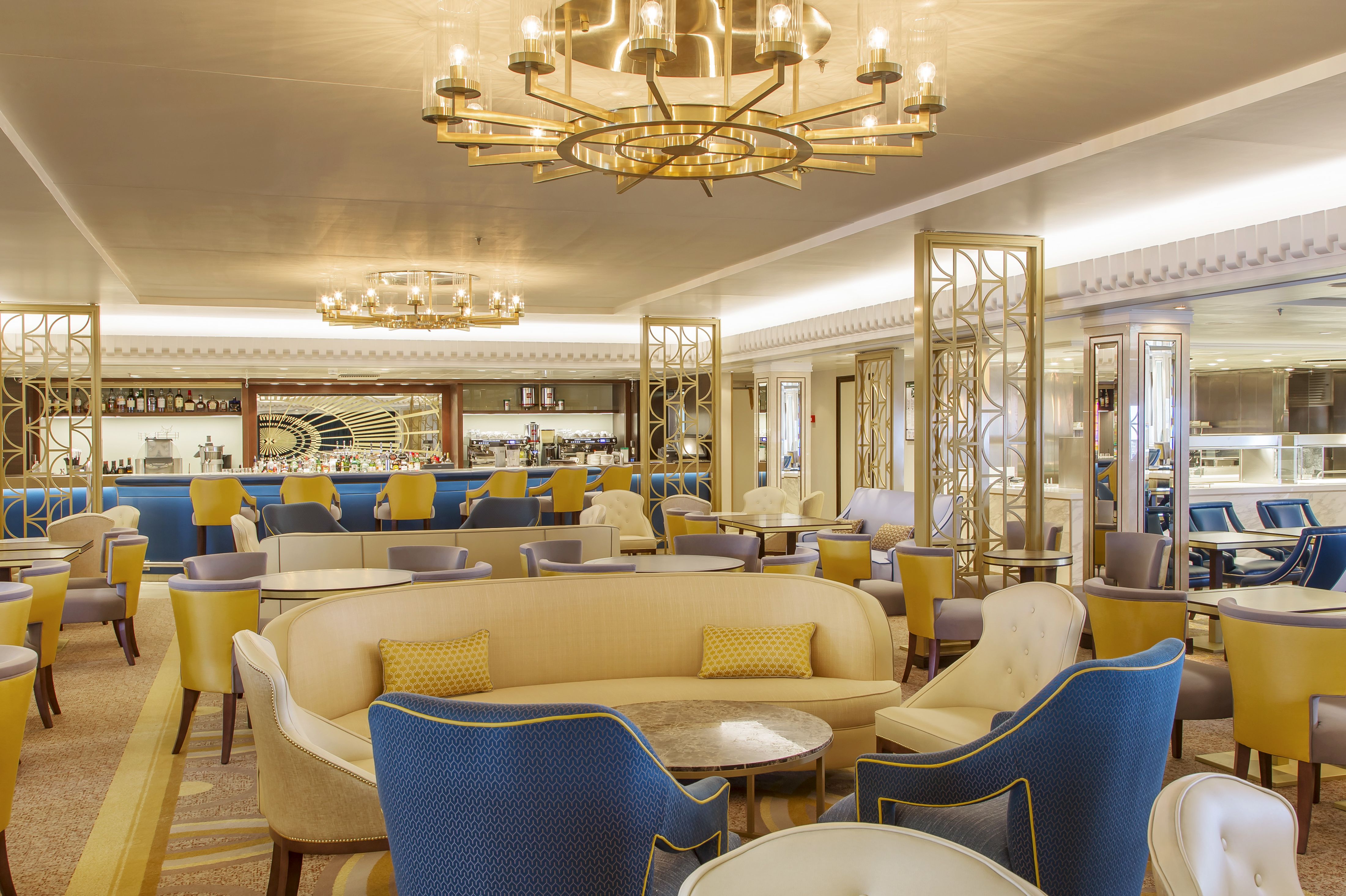 Die Carinthia Lounge der Queen Mary 2