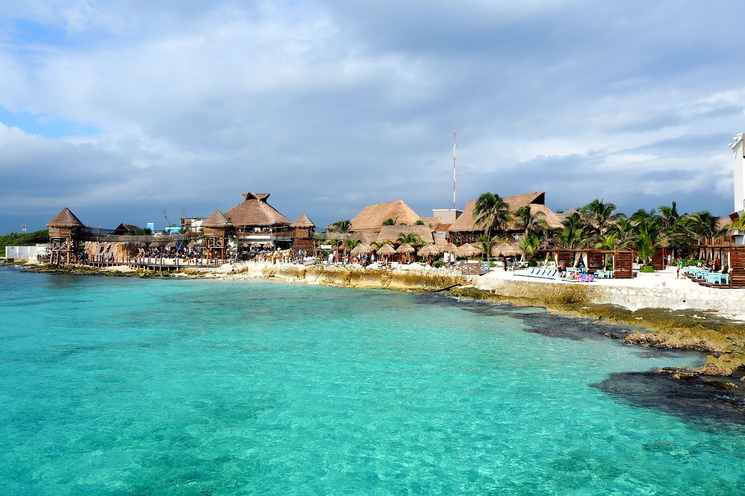 Die Küste von Costa Maya in Mexiko