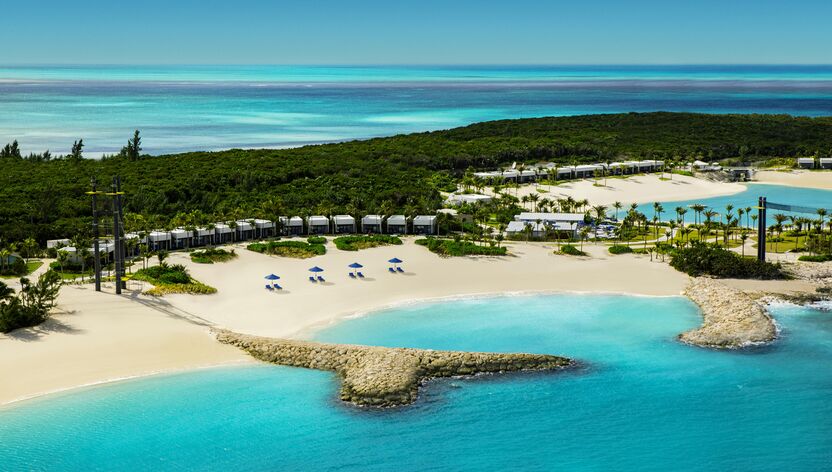 Strandidylle auf Great Stirrup Cay Strandidylle auf Great Stirrup Cay
