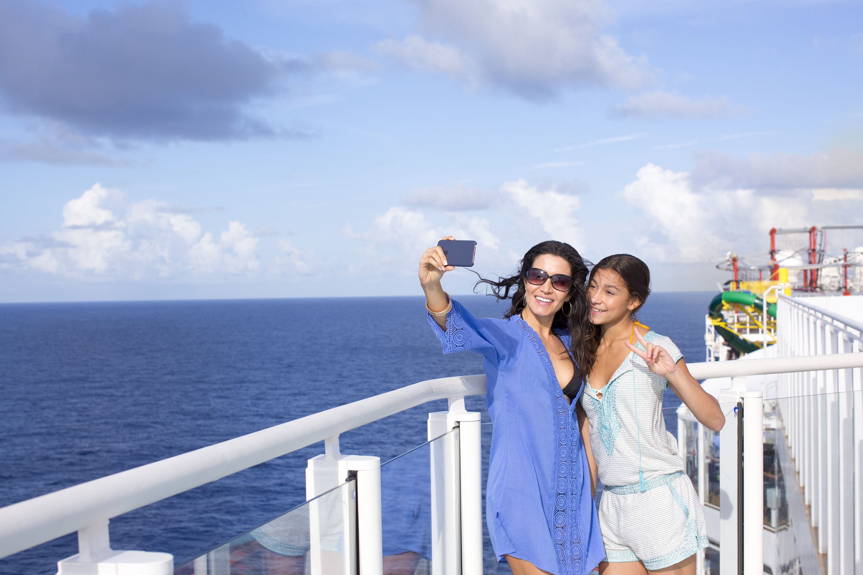 Selfie auf dem Deck der Norwegian Escape