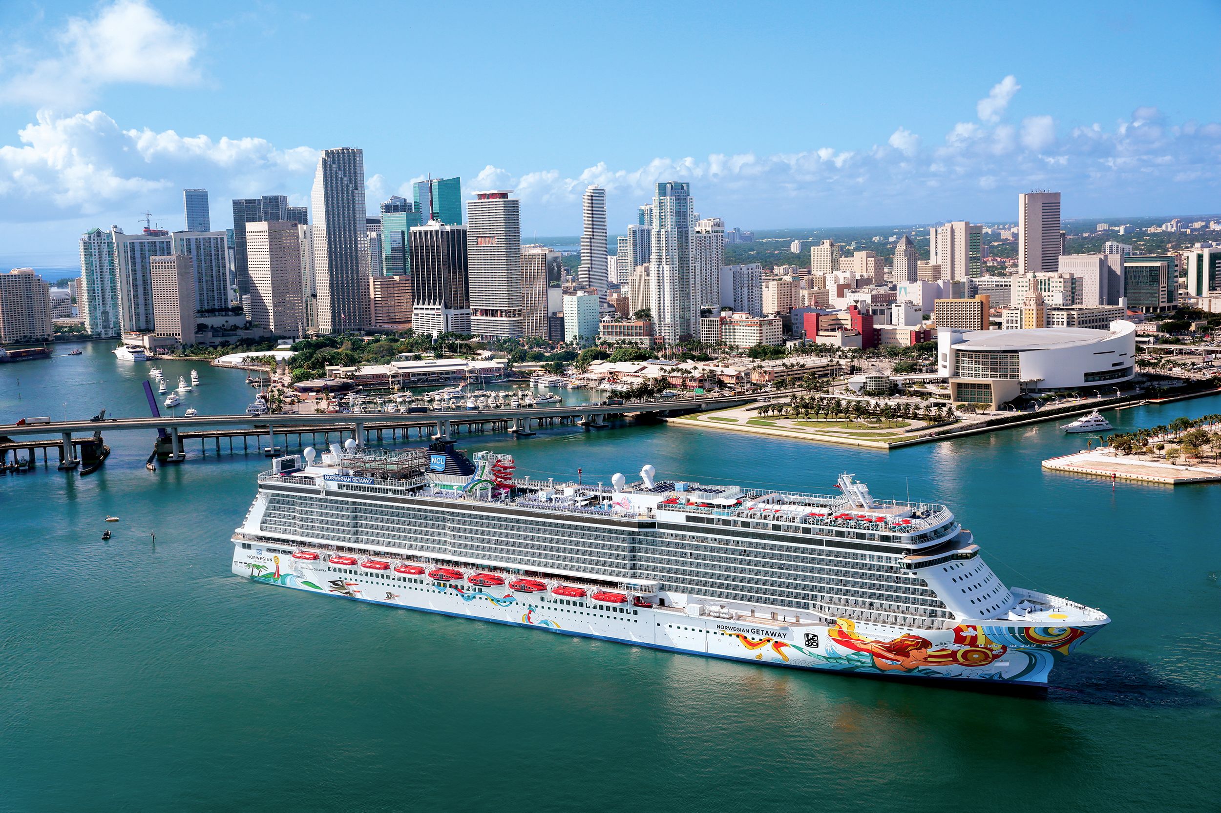 Die Norwegian Getaway von Norwegian Cruise Line in Miami