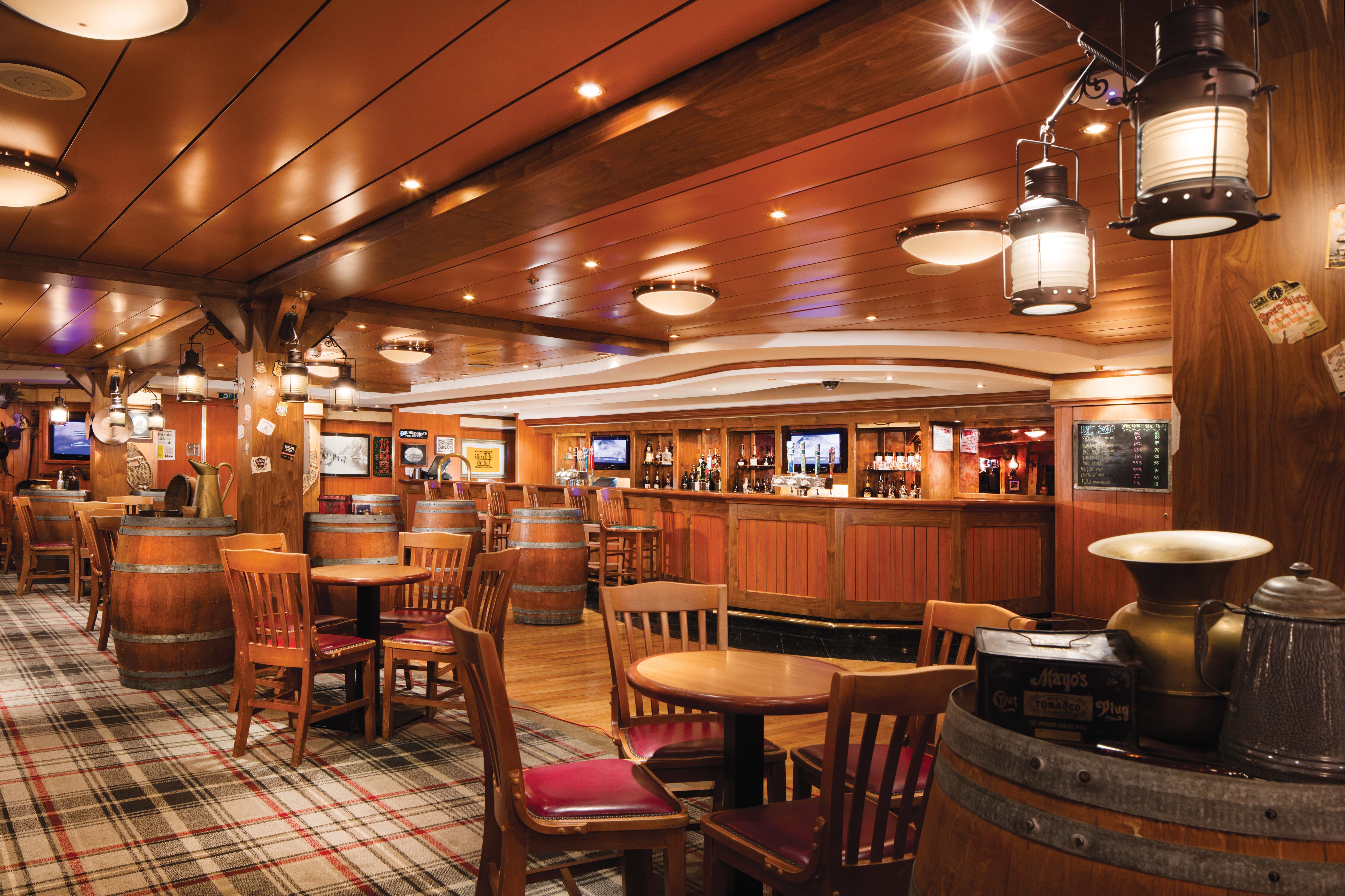 Gemütliche Gold Rush Bar im Saloon Stil