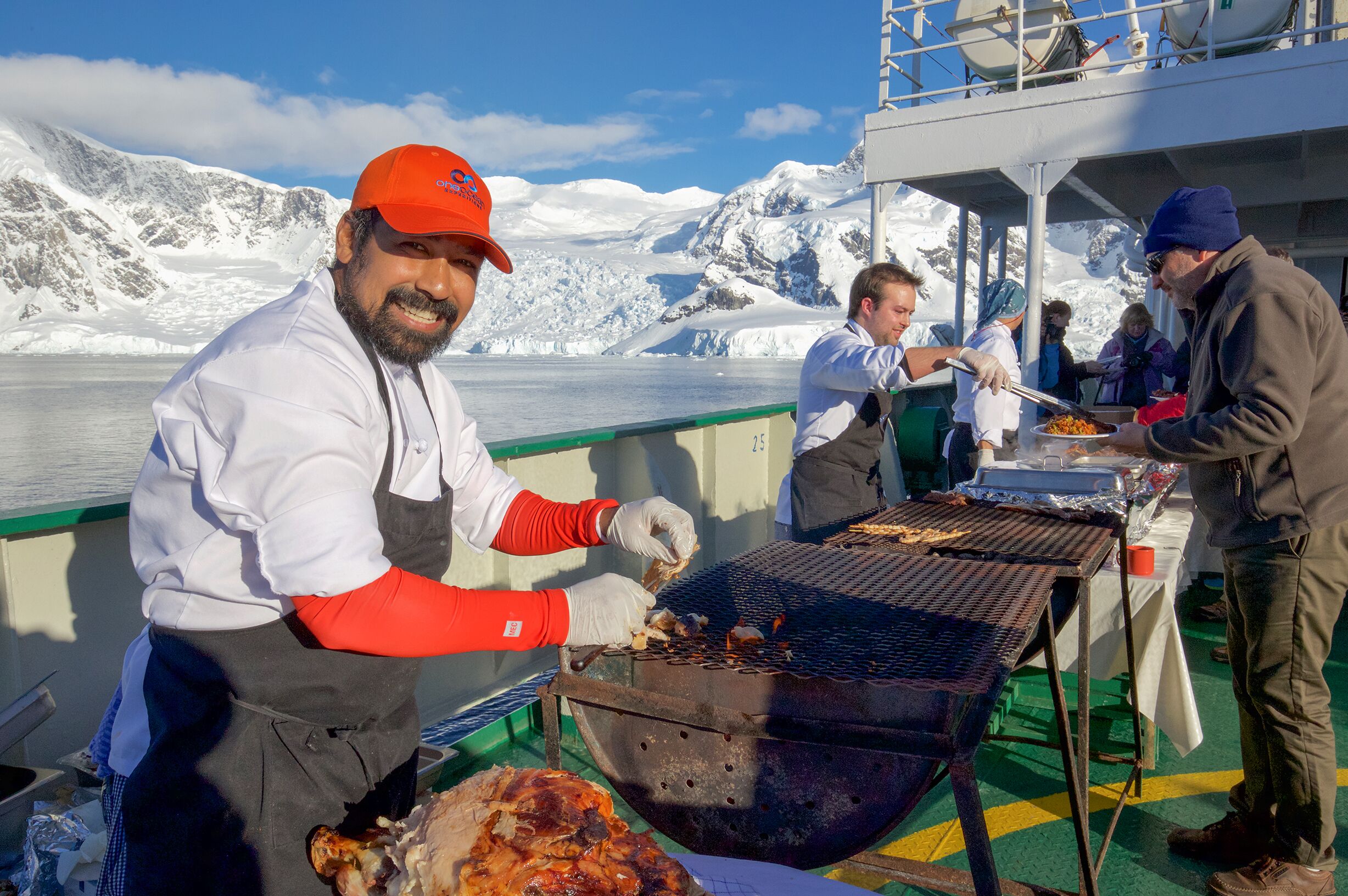 BBQ auf der Akademik Ioffe