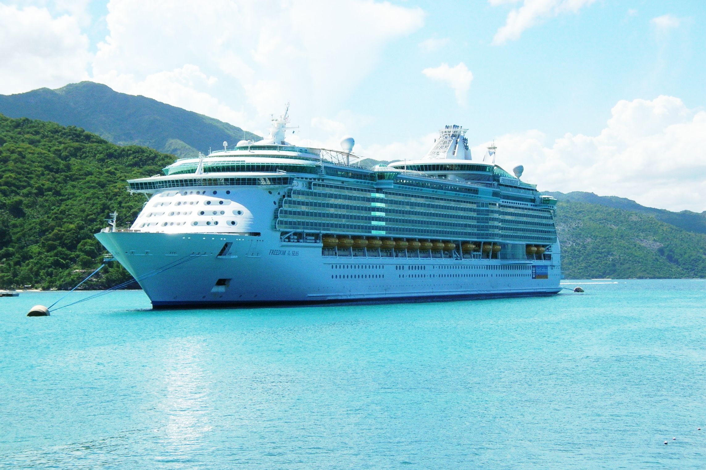 Freedom of the Seas vor Labadee, Hawaii