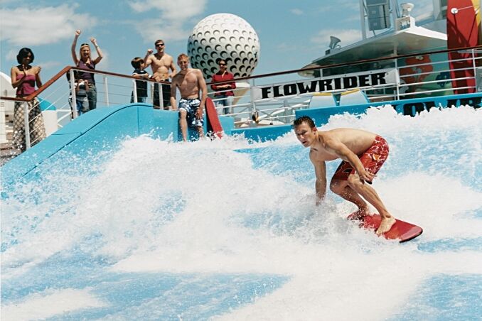 Flowrider auf der Freedom of the Seas