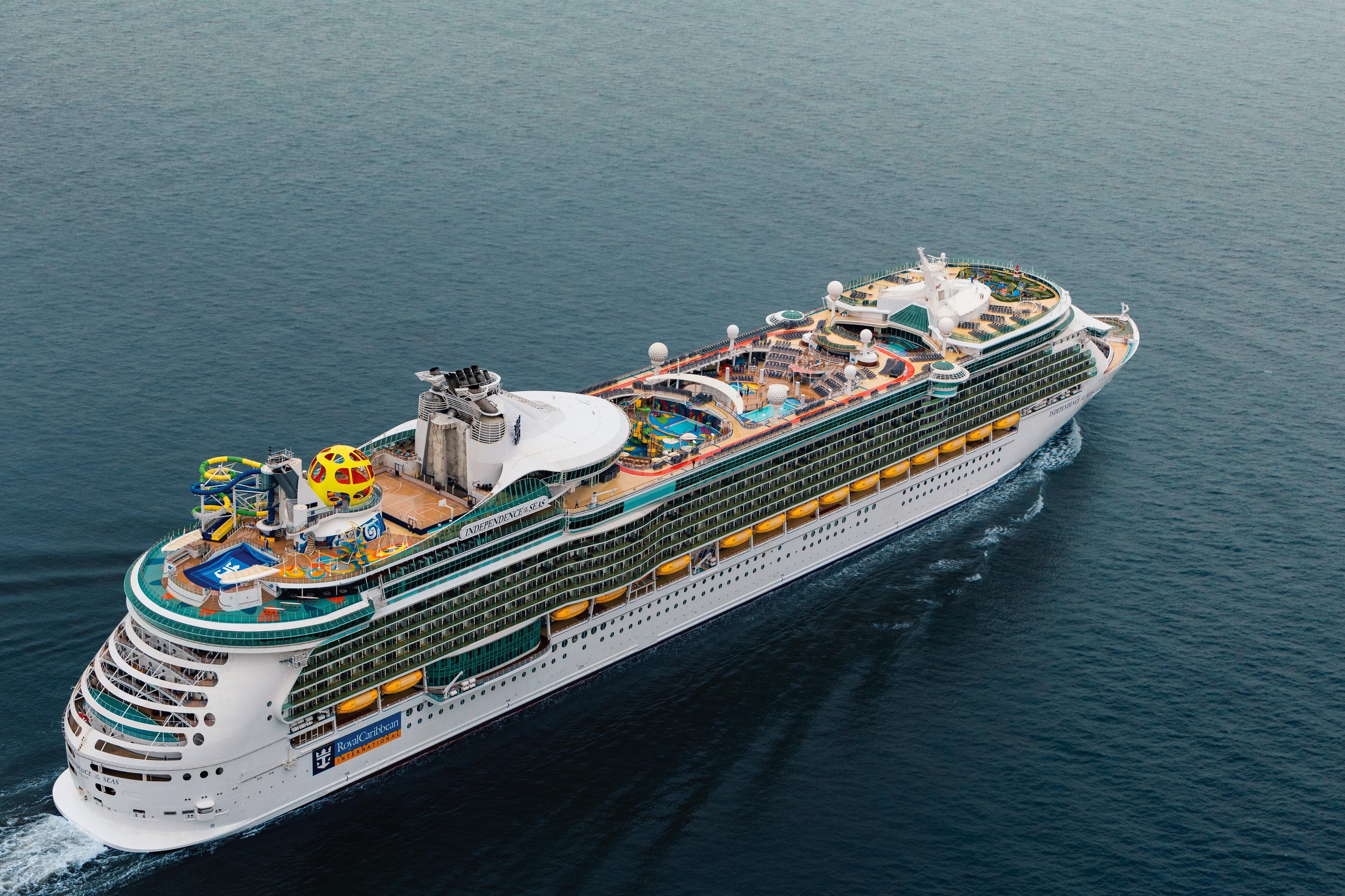 Die Royal Caribbean auf See