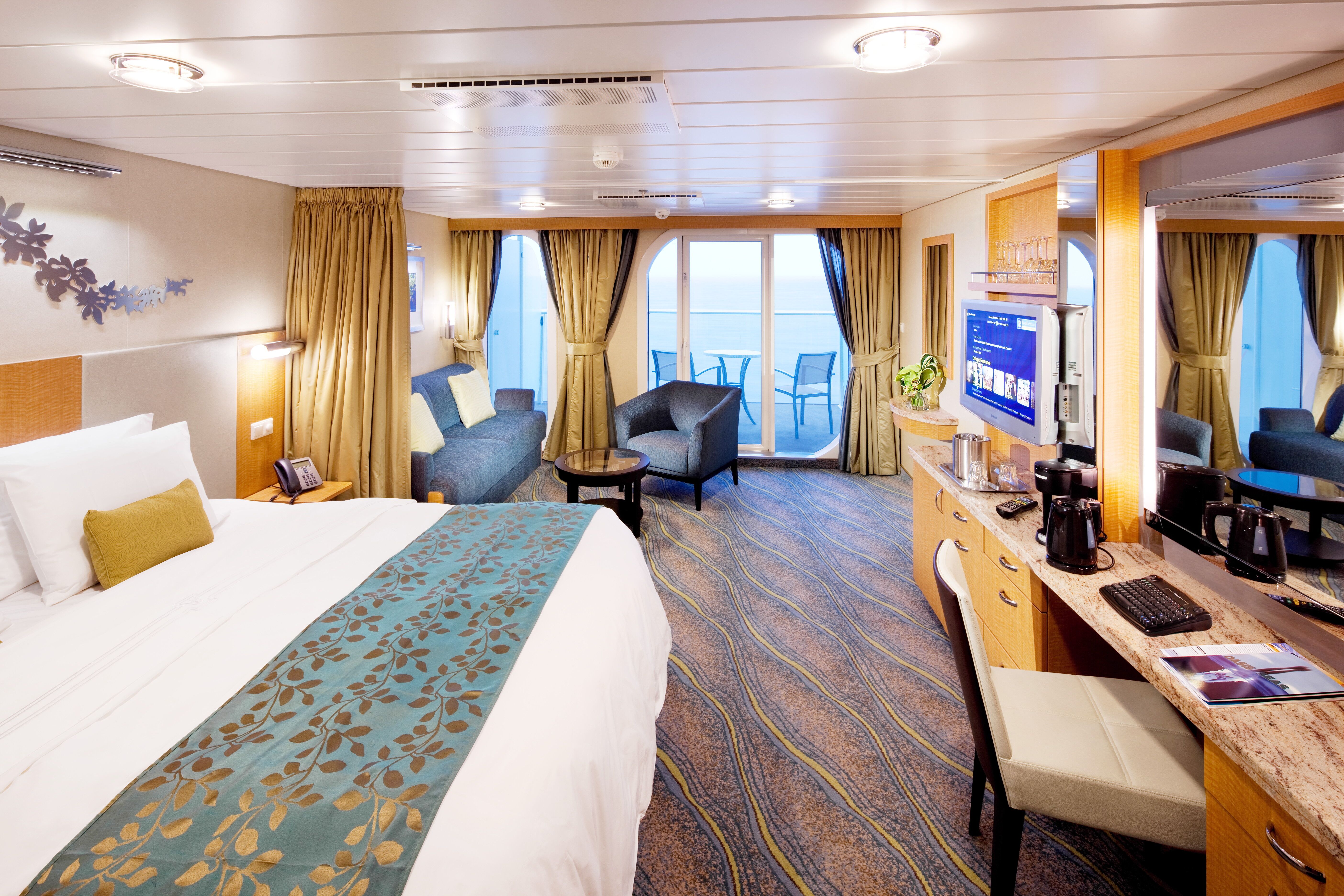 Junior Suite mit Balkon auf der Oasis of the Seas