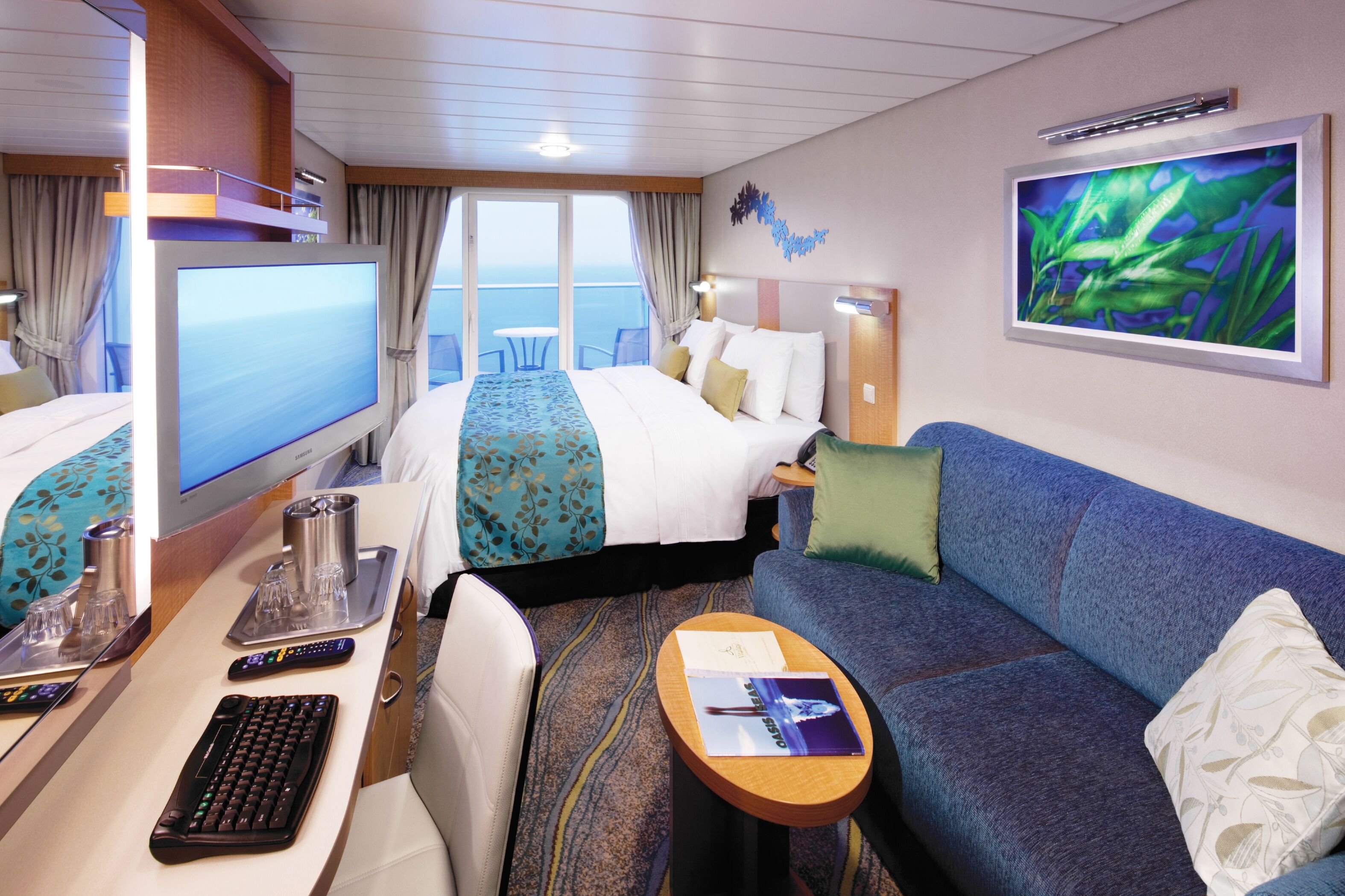 Kabine Superior Oceanview Stateroom mit Balkon auf der Oasis of the Seas