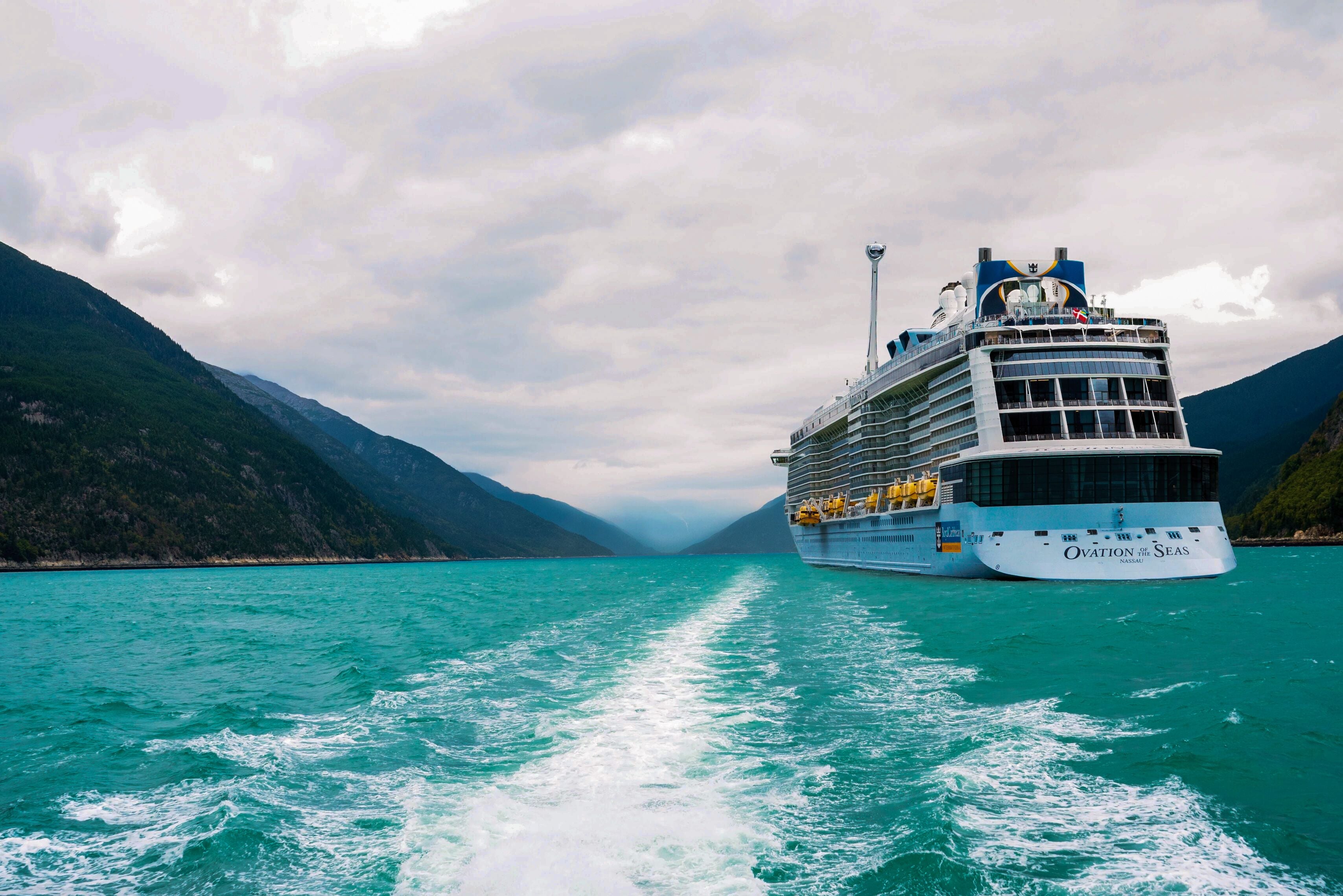 Auf dem Wasser mit der Ovation of the Seas