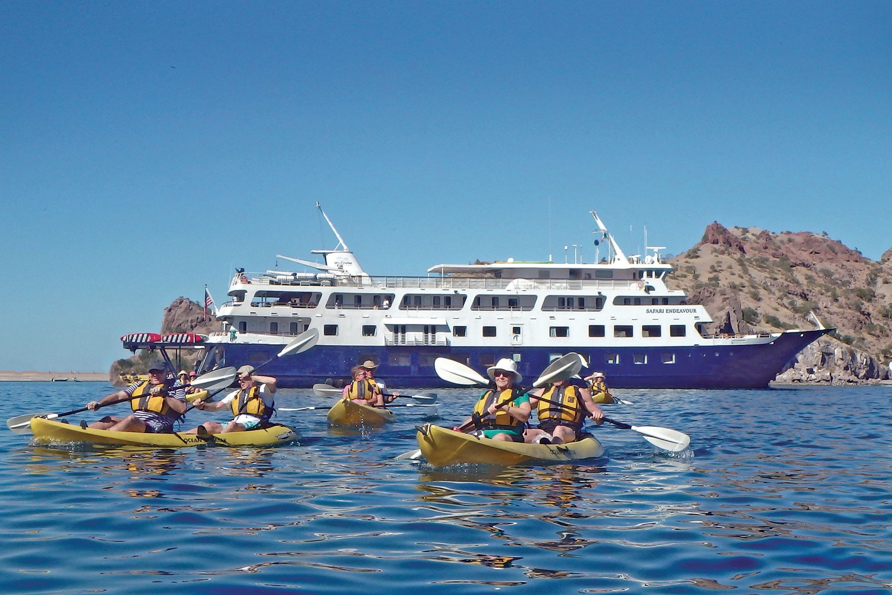 Das Safari Endeavour Schiff der UnCruise Adventures, Mexico