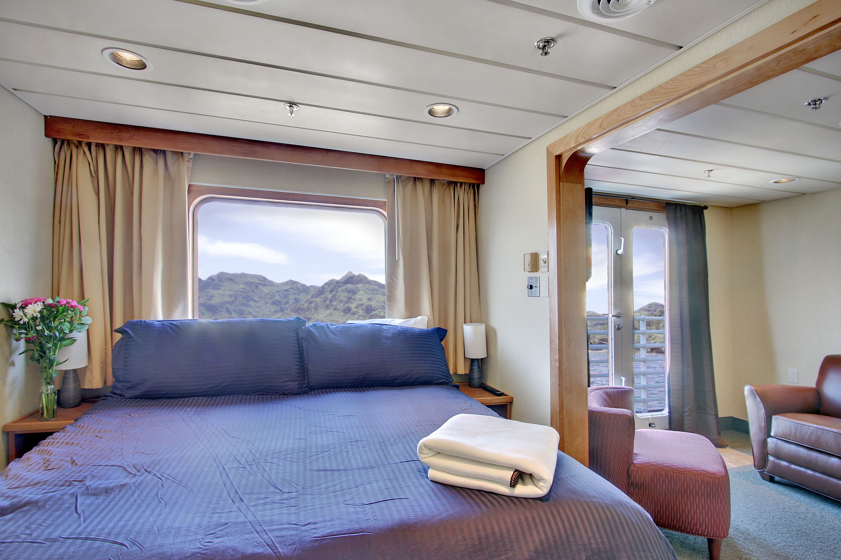 Die Commodore Suite des Safari Endeavour Schiff der UnCruise Adventures in Mexiko