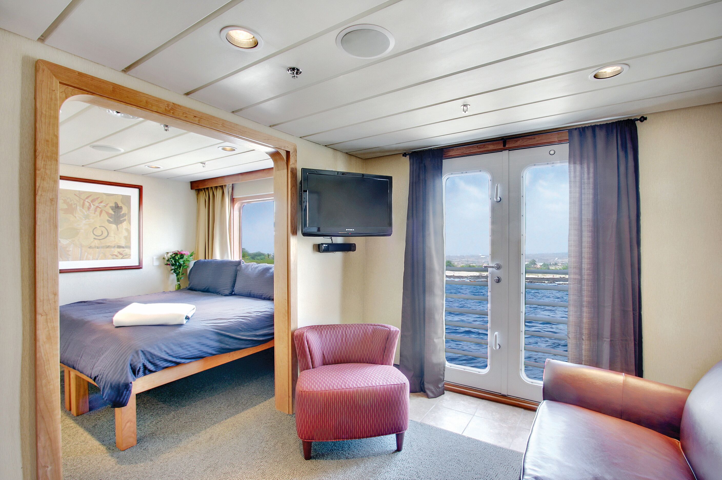 Die Commodore Suite des Safari Endeavour Schiff der UnCruise Adventures in Mexiko