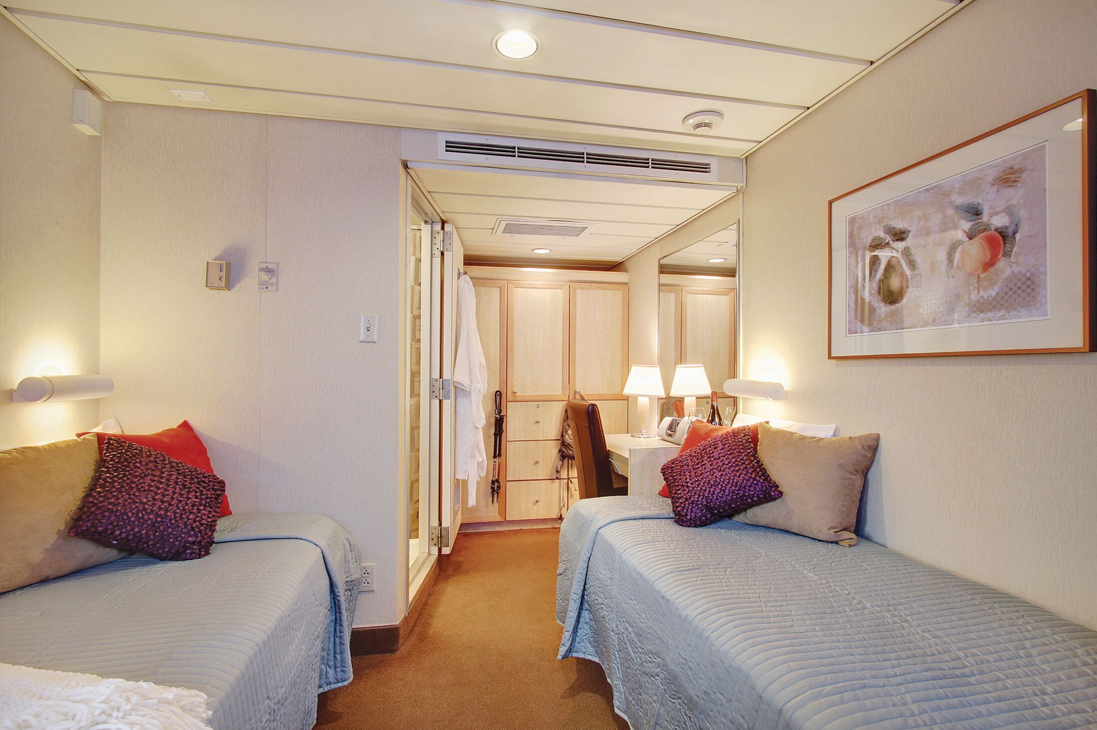 Das Master Zimmer des Safari Endeavour Schiff der UnCruise Adventures, Mexico