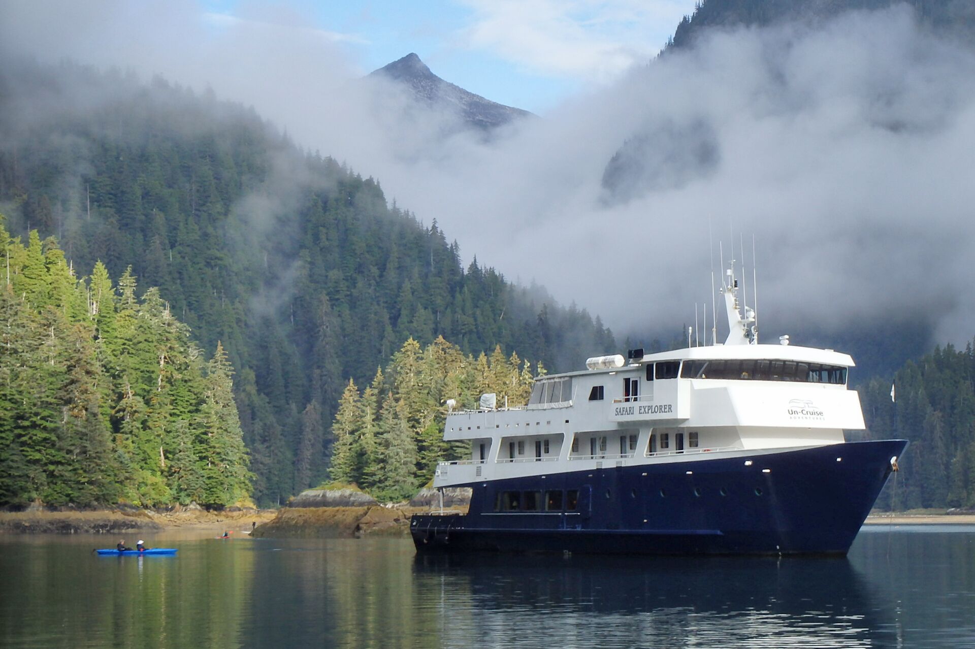 Das Safari Explorer Kreuzfahrtschiff der UnCruise Adventures