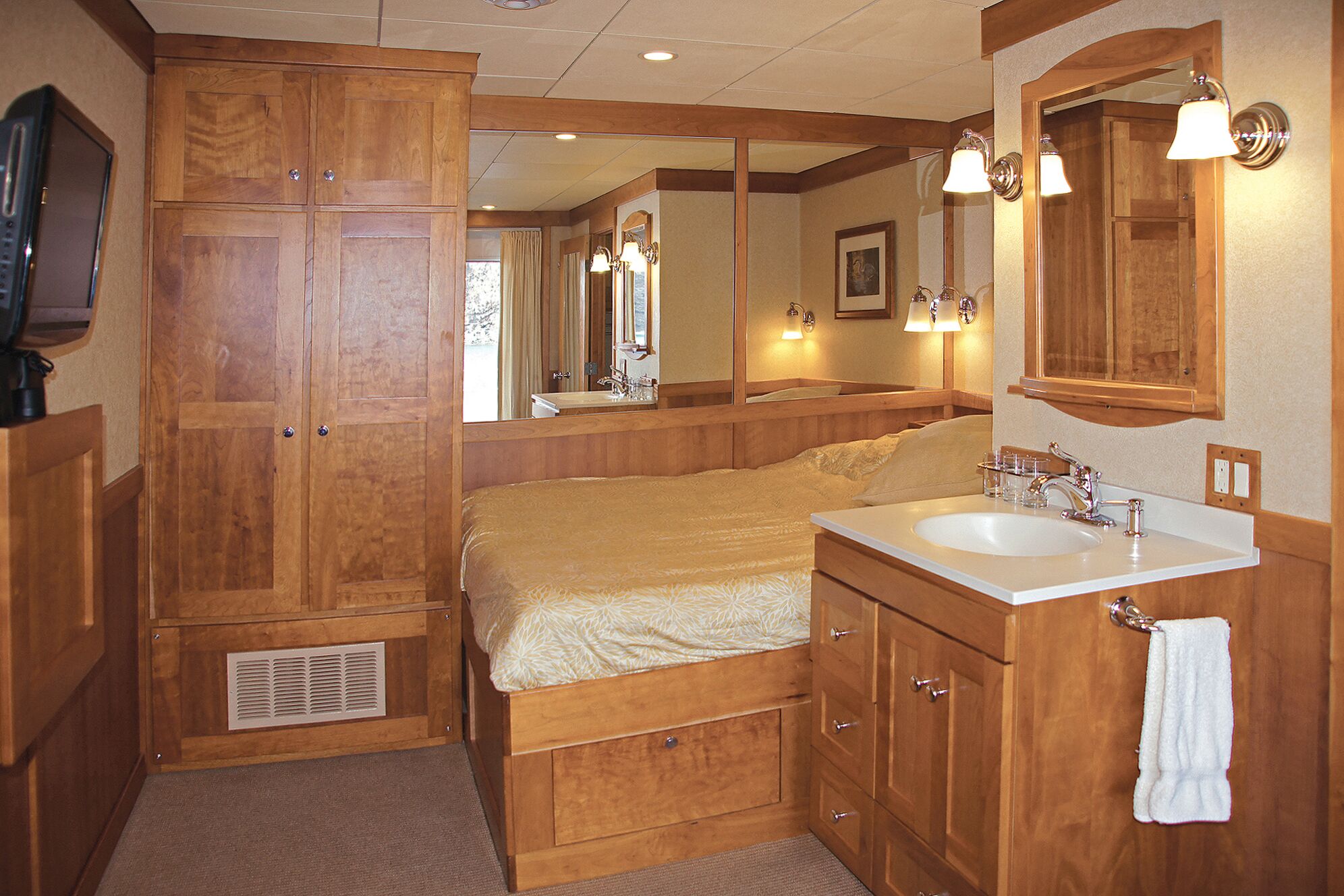 Der Single Room des Safari Explorer Kreuzfahrtschiffes der UnCruise Adventures, Alaska