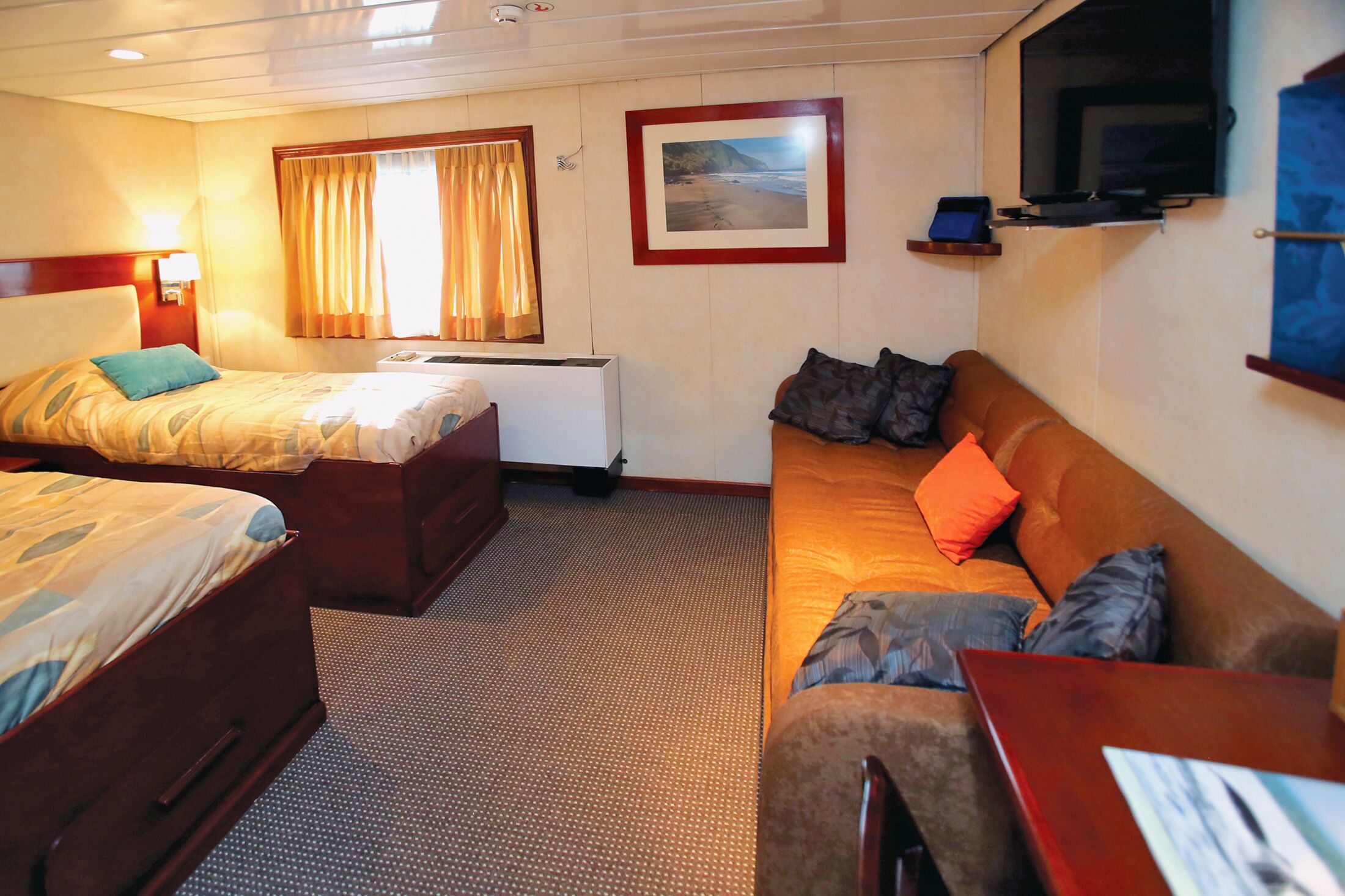 Die Junior Commodore Suite des Safari Voyager von UnCruise Adventure