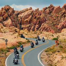 Motorradtour durch das Valley of Fire Motorradtour durch das Valley of Fire