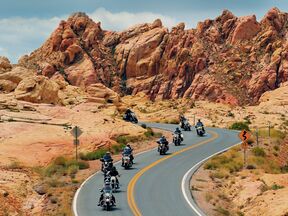 Motorradtour durch das Valley of Fire