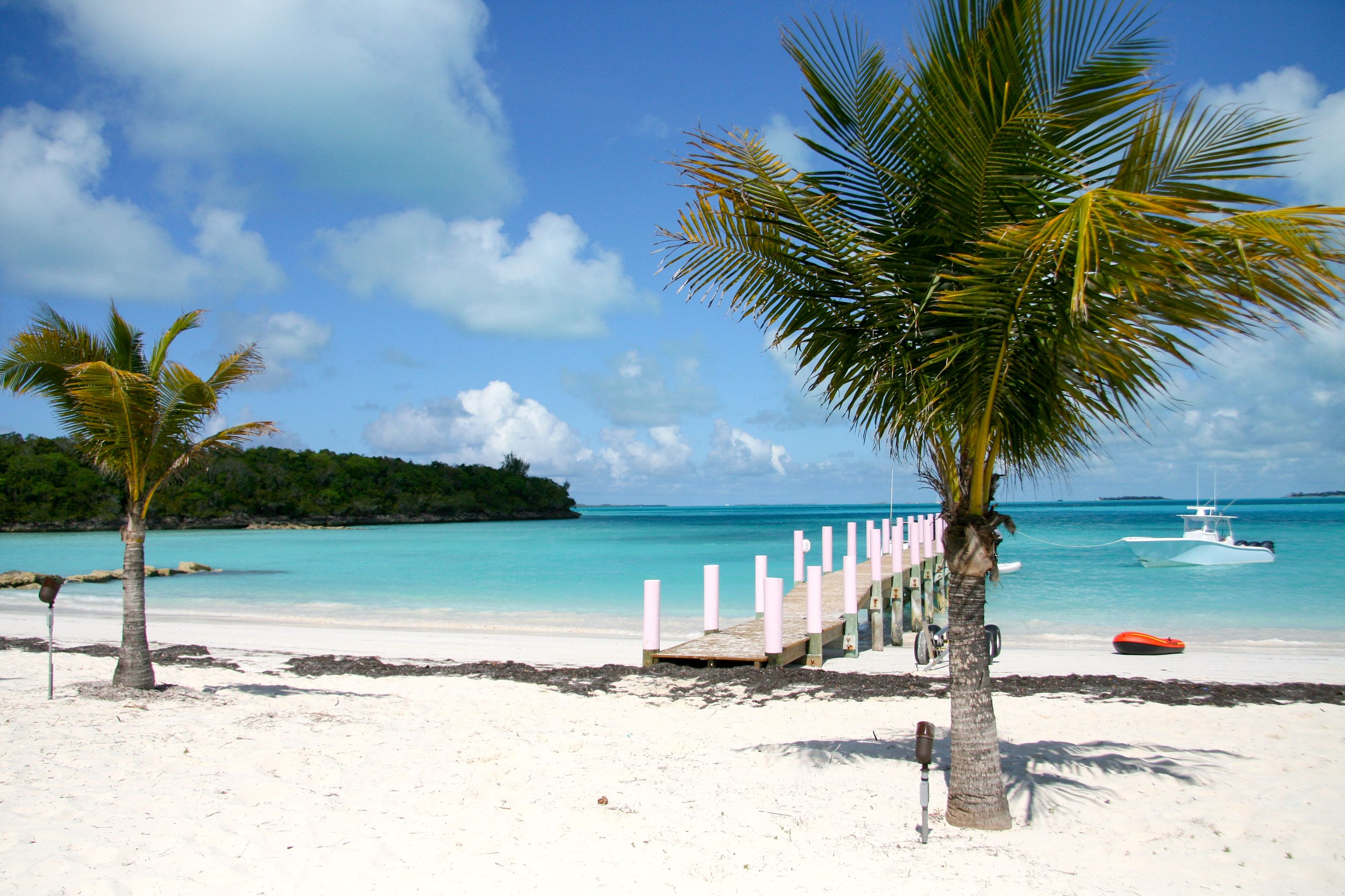 Strand beim Treasure Sands Club, Bahamas