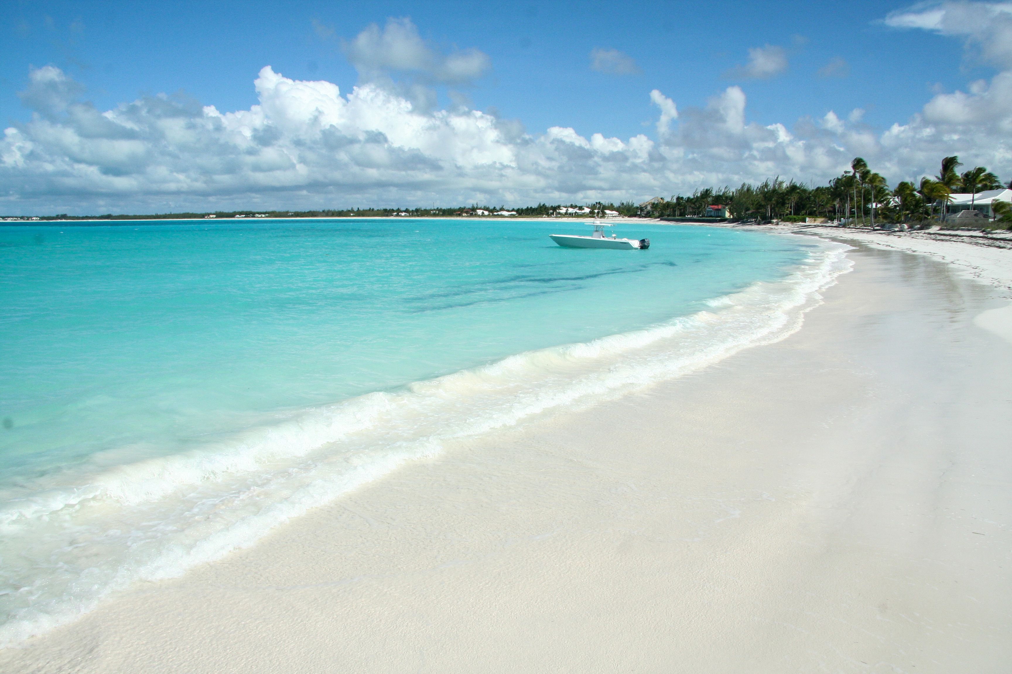 KÃ¼stenansicht der Insel Abaco, Bahamas