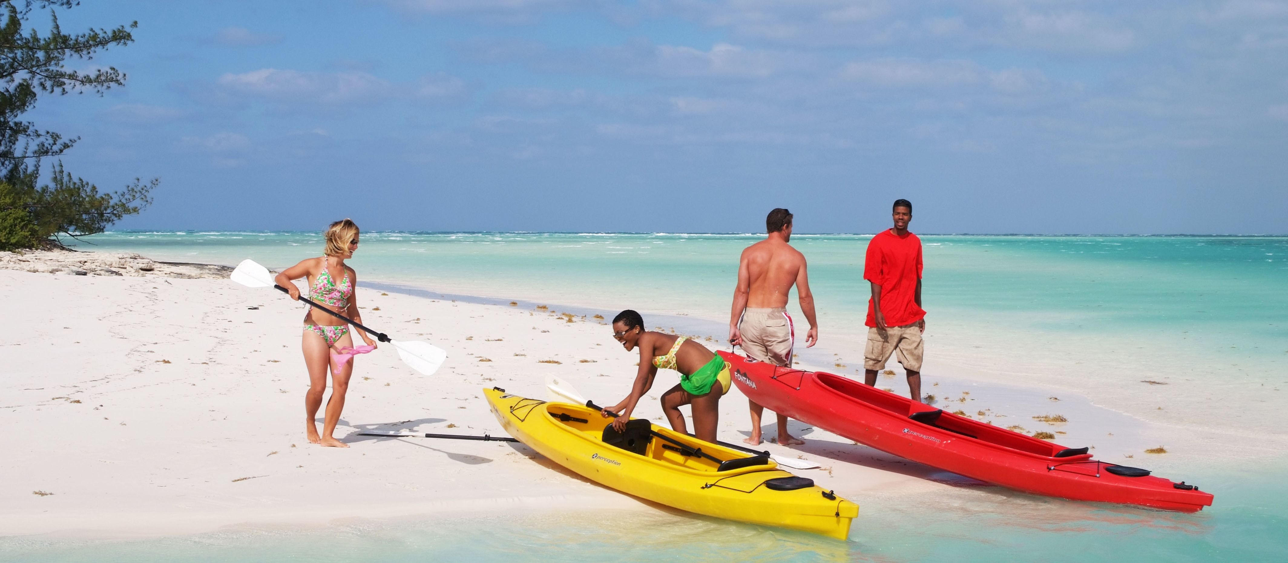 Kayaks auf Grand Bahama