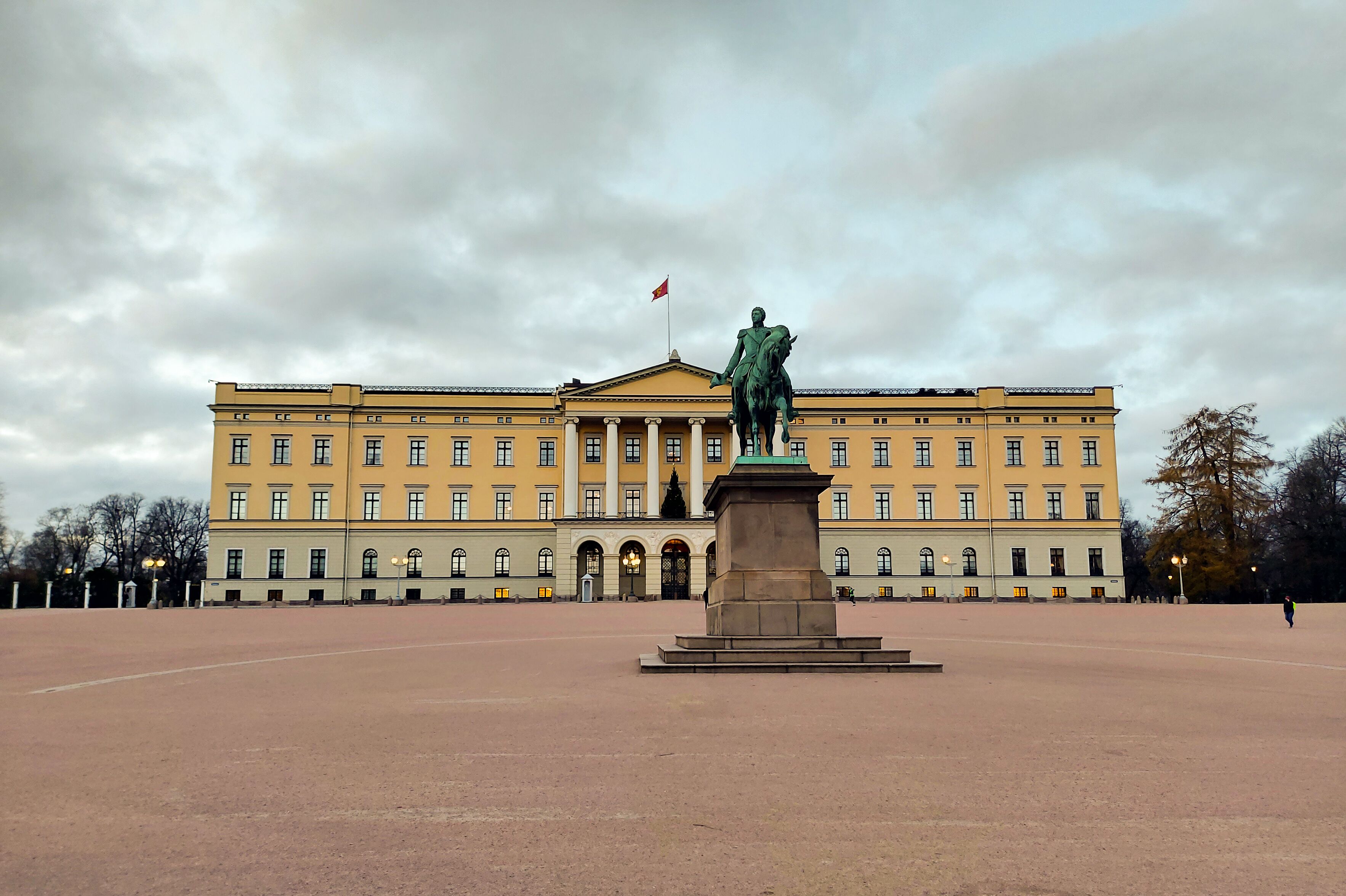 Das royale Schloss in Oslo