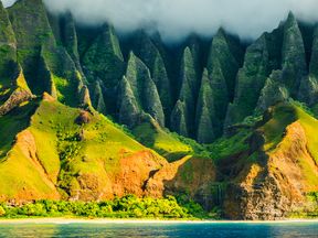 Die atemberaubende Na Pali Küste auf Kauai, Hawaii