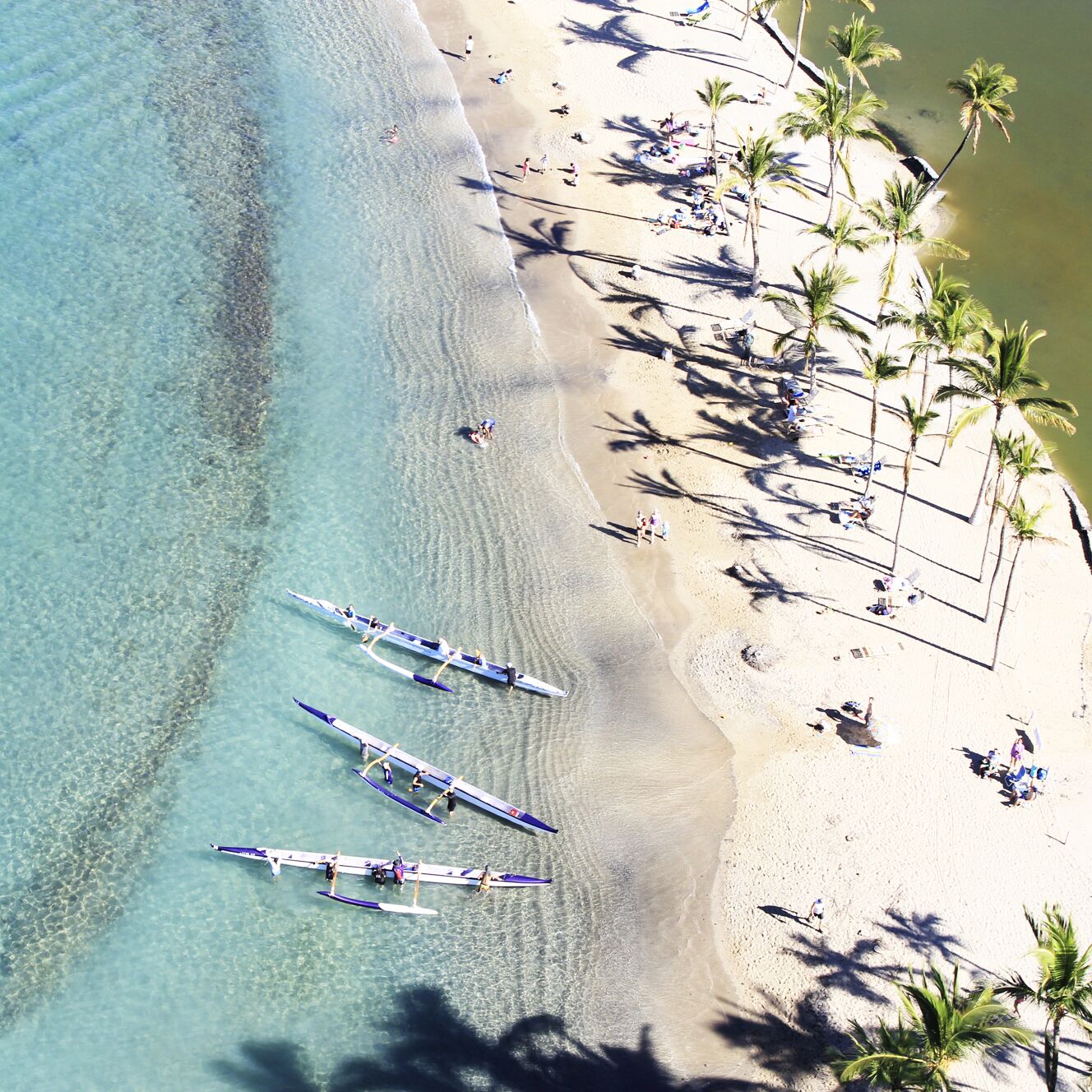 Waikoloa Beach in der Anaeho'omalu Bay an der Kohala Coast, Big Island