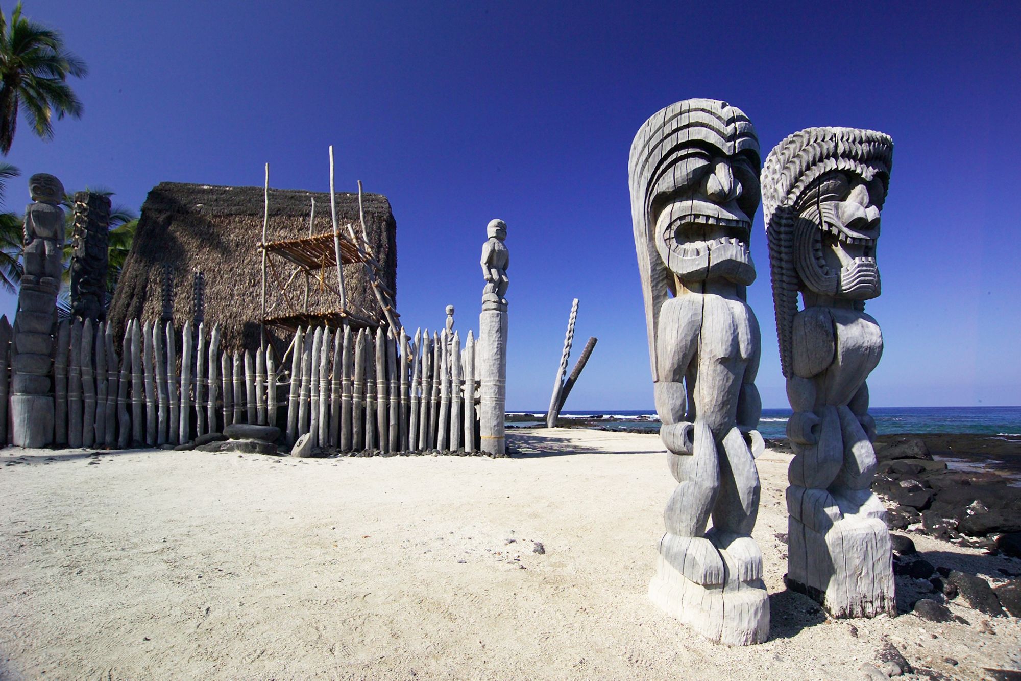 Pu'uhonua O Honaunau National Historical Park in Kailua-Kona, Big Island