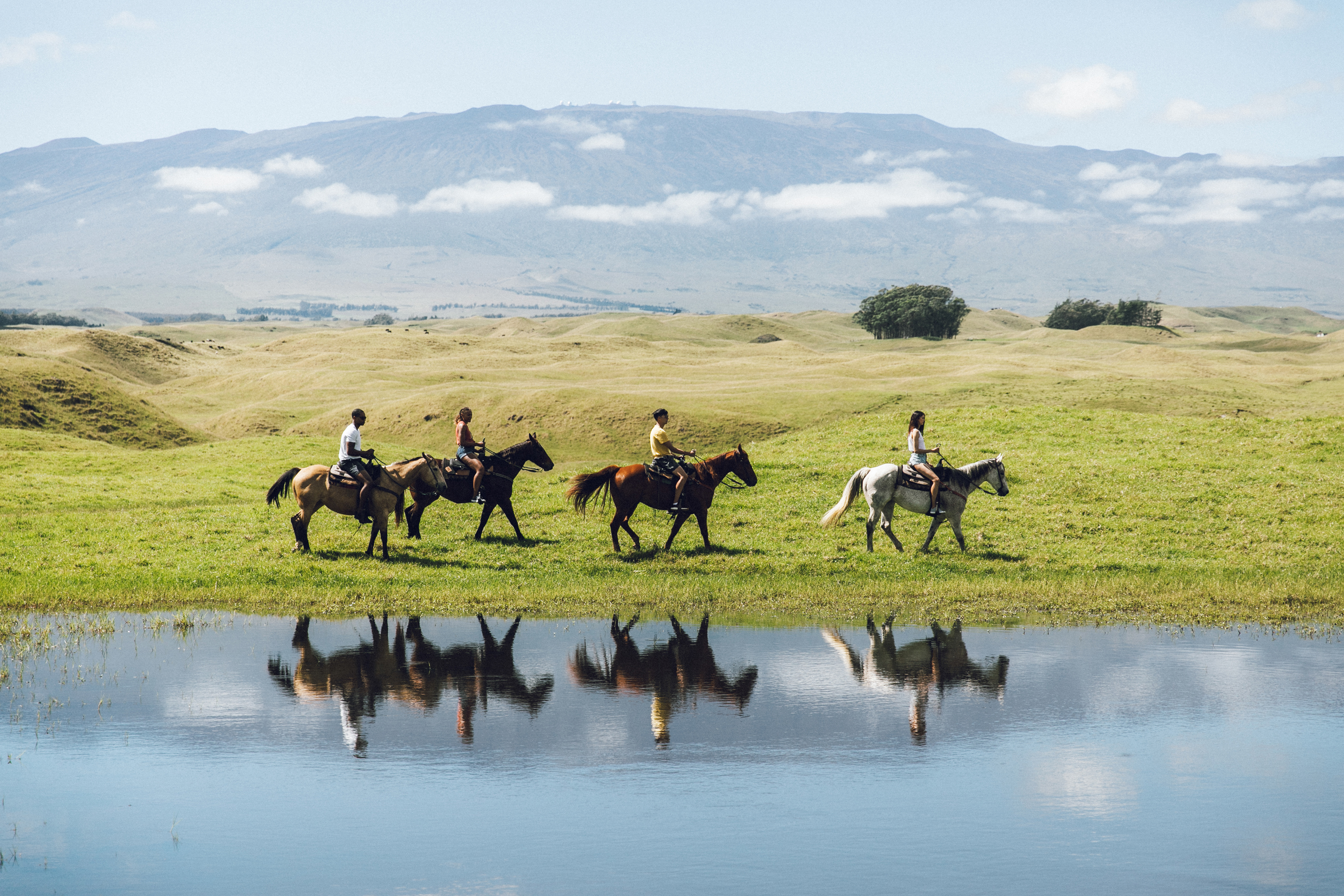 Reiten auf Hawaii Island