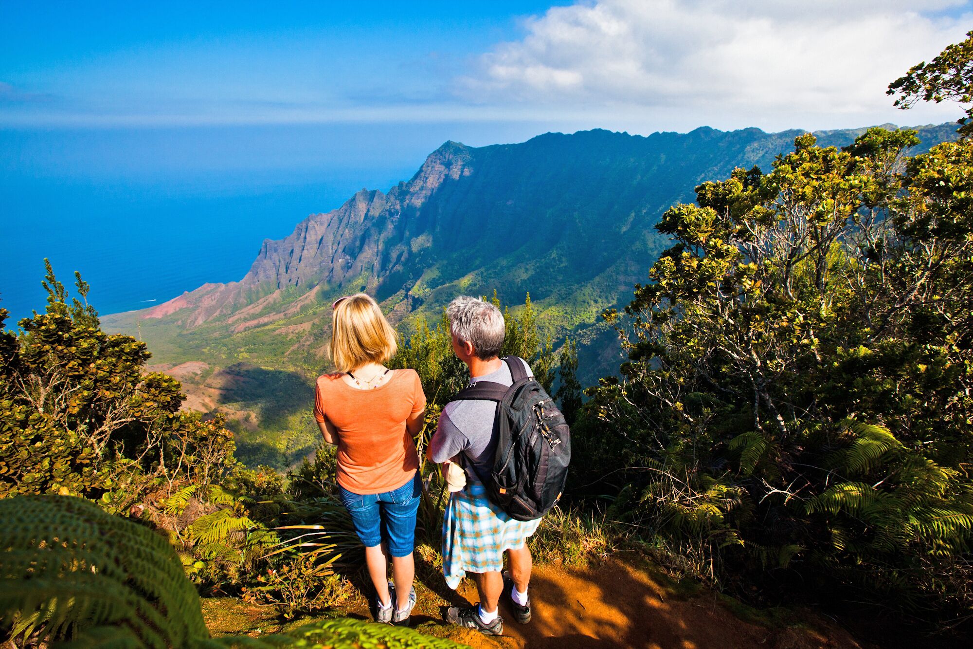 Blick ueber das Kalalau Valley