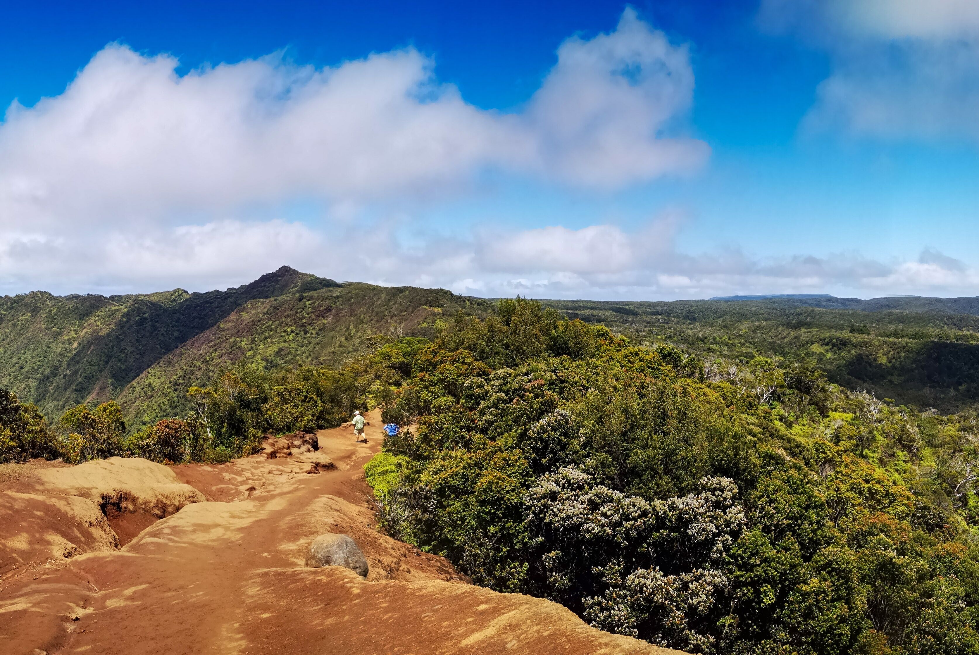 Ein toller Blick über den Waimea Canyon und das Kalalau Valley auf Kauai, Hawaii Ein toller Blick über den Waimea Canyon und das Kalalau Valley auf Kauai, Hawaii