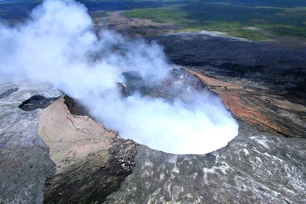 Pu«u«O«o Vent at Kilauea Vulkan