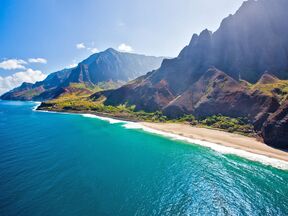 Blick auf die Napali Coast