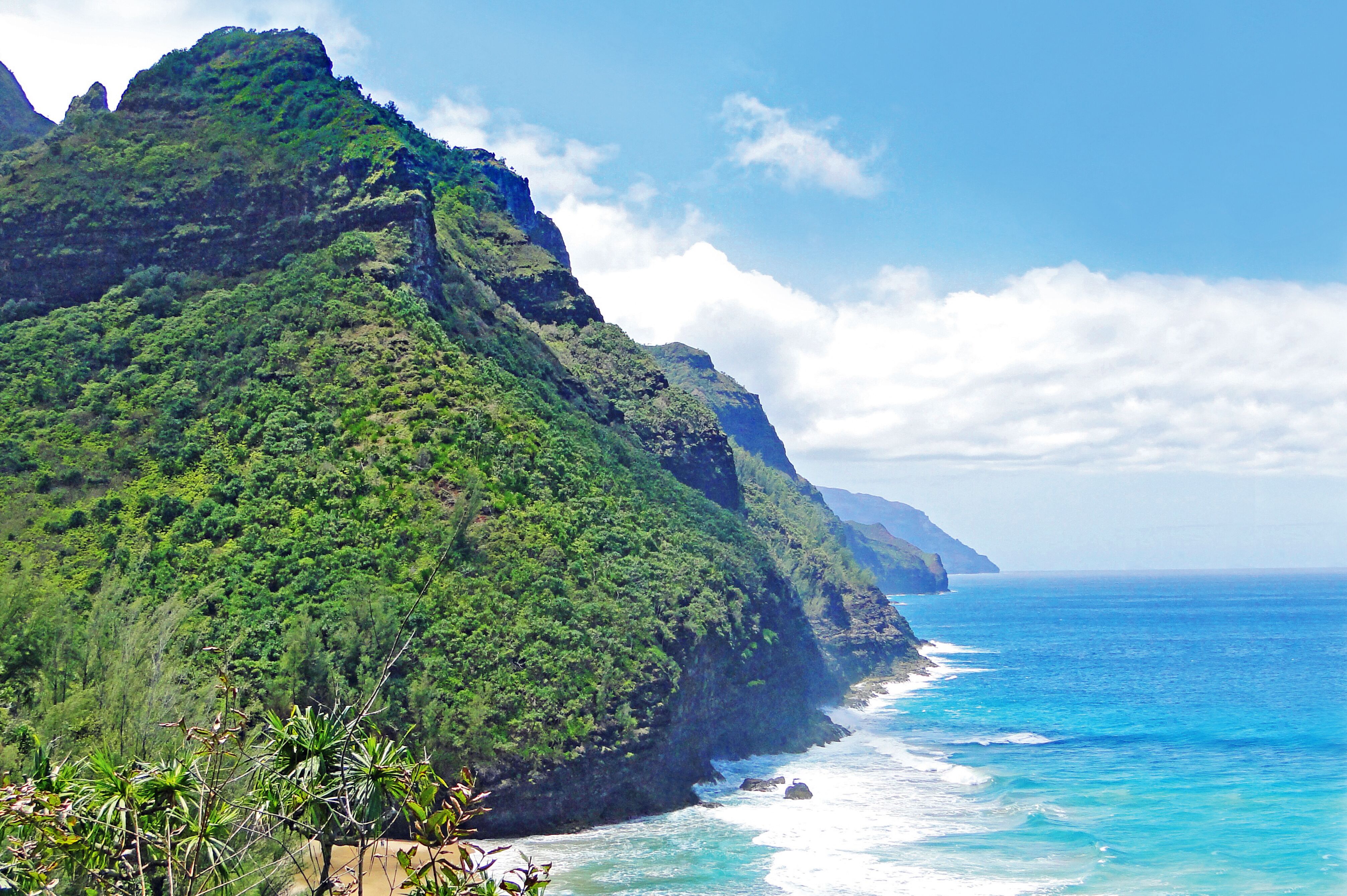 Blick auf die Napali-Kueste