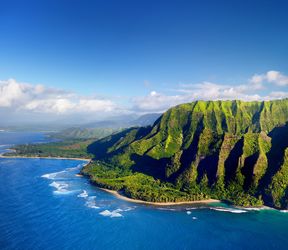 Der Na Pali Coast State Park auf Kauai