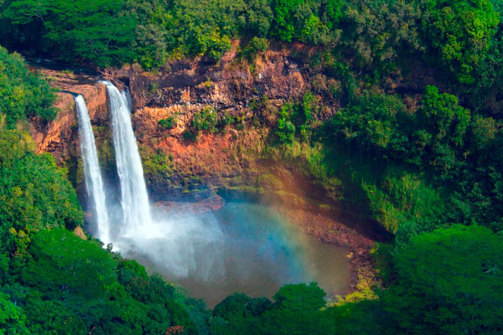 Wailua Falls aerial