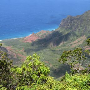 Blick auf den Waimea Canyon auf Kauai