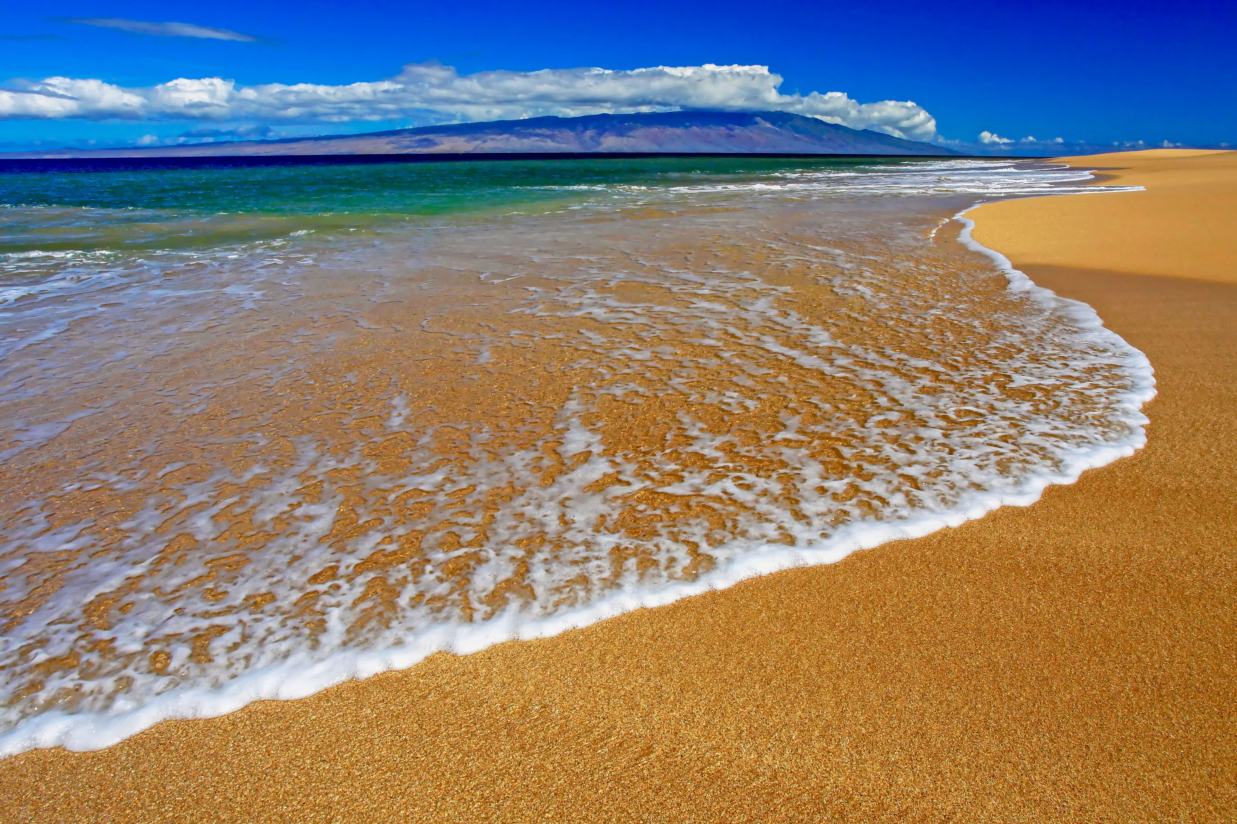 Weitläufiger Lanai Strand auf Hawaii