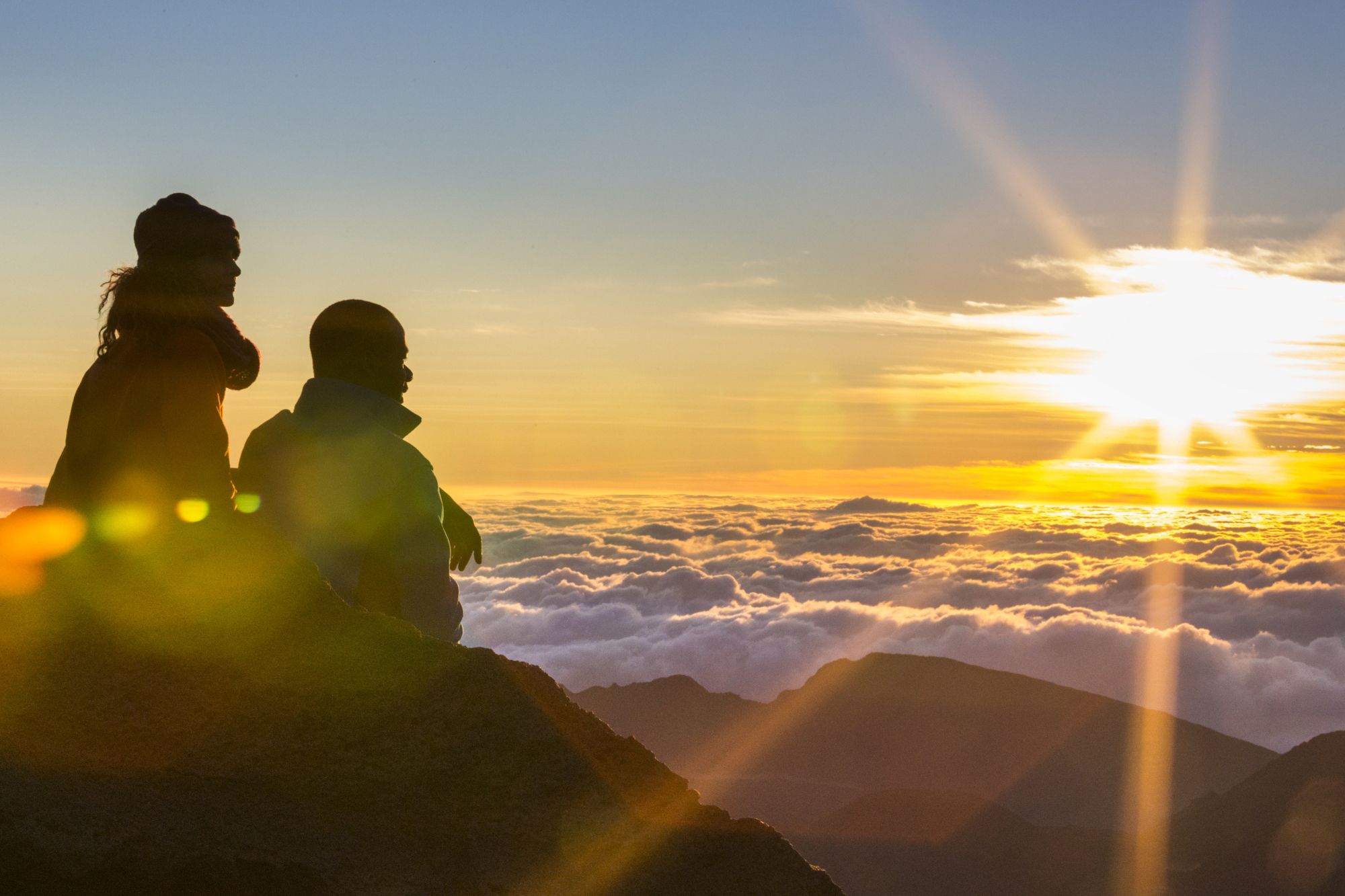 Sonnenaufgang auf dem Haleakala, Maui