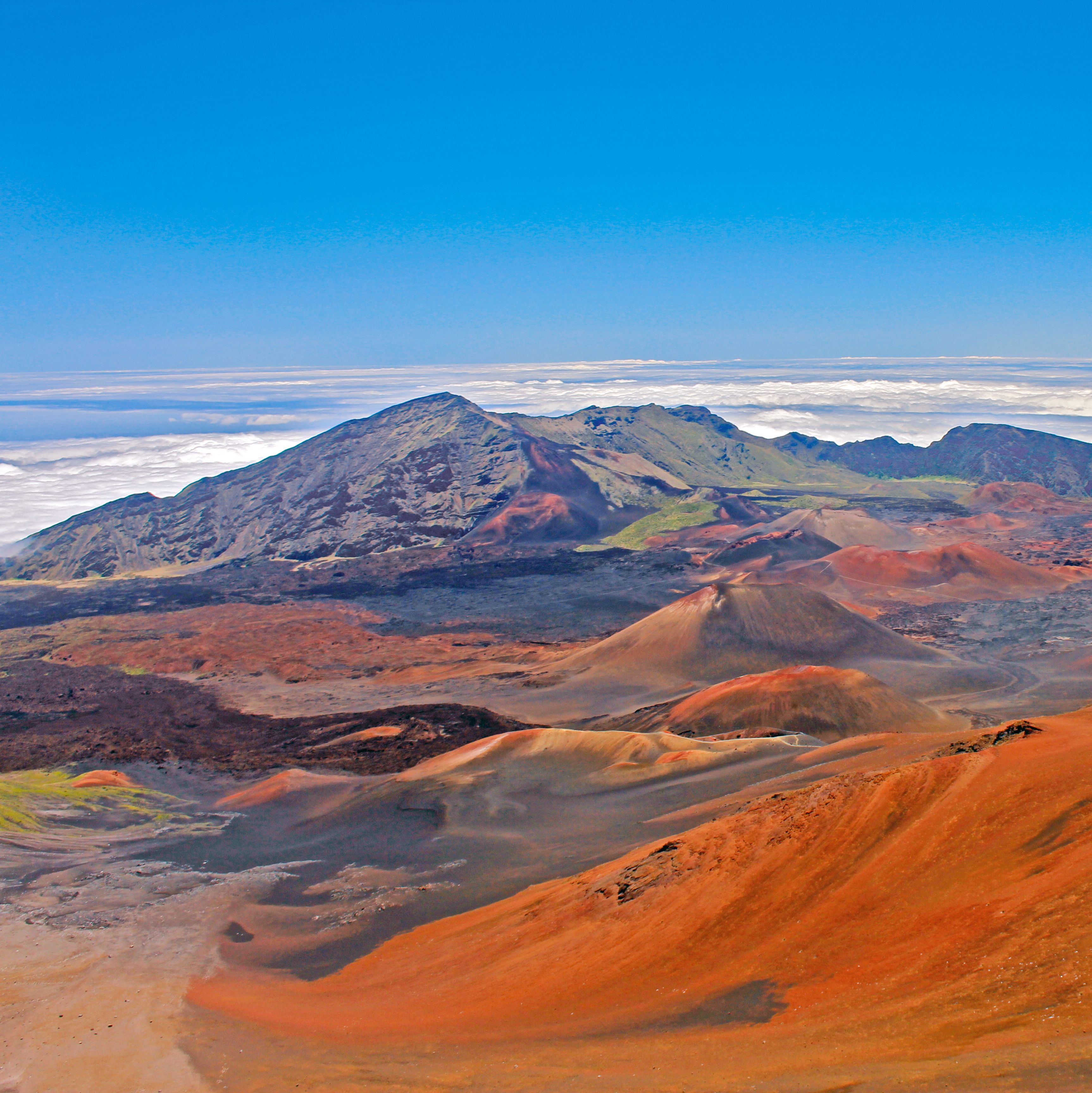 Blick auf den Haleakala-Krater