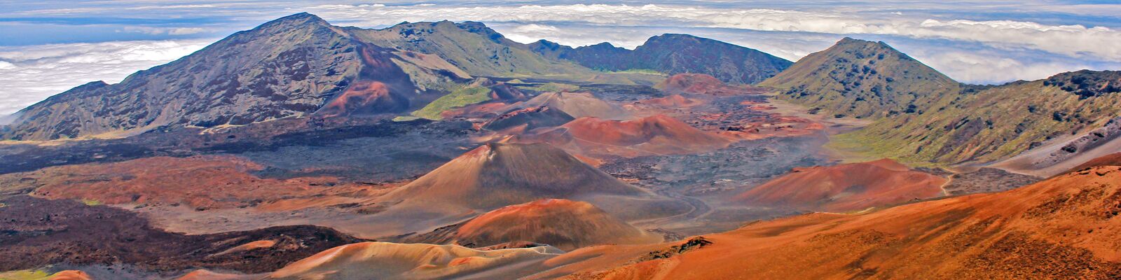 Blick auf den Haleakala-Krater